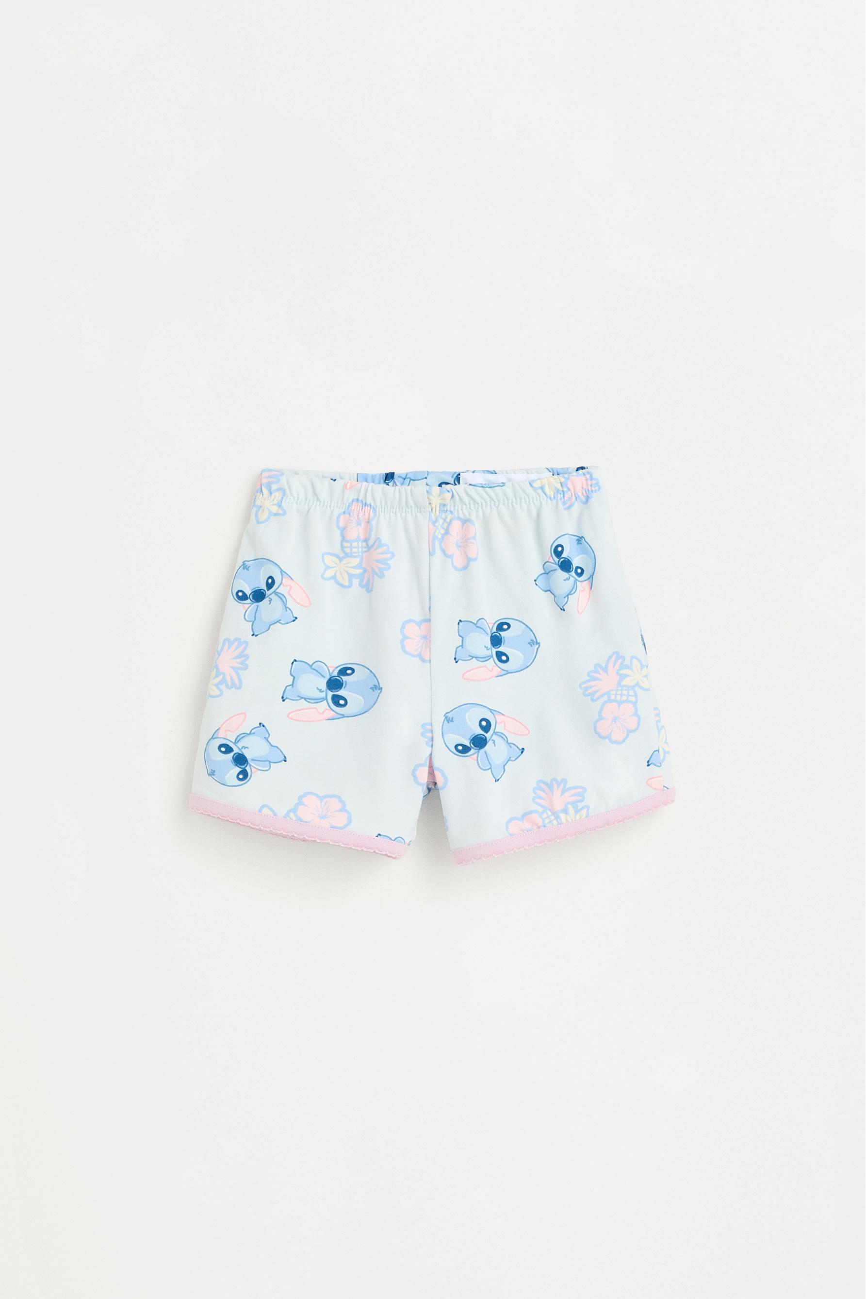 Stitch ©Disney scalloped trim pyjamas — DARK BLUE