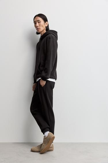 Regular fit tracksuit bottoms — BLACK 5