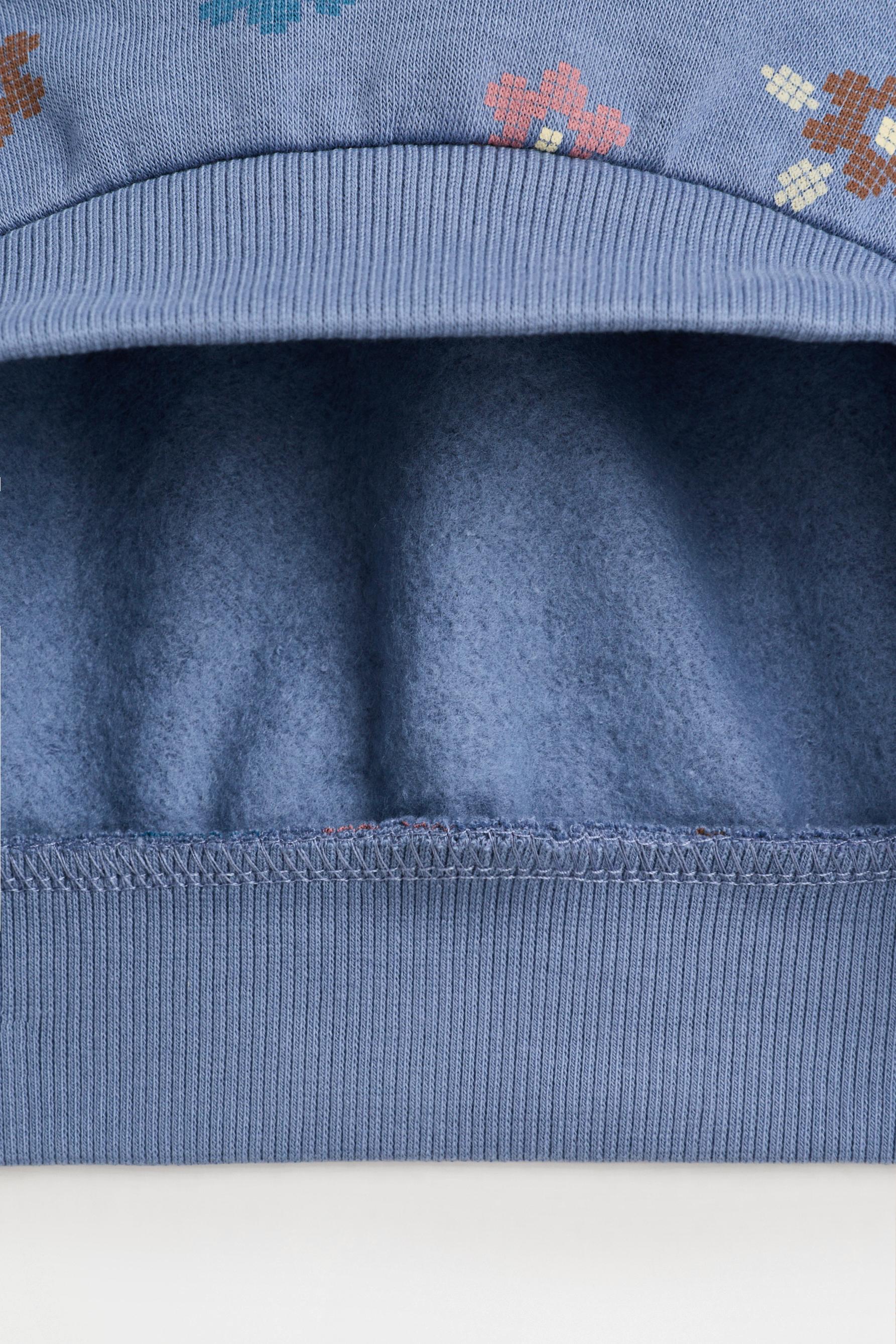 Sweatshirt and ribbed leggings set — INDIGO