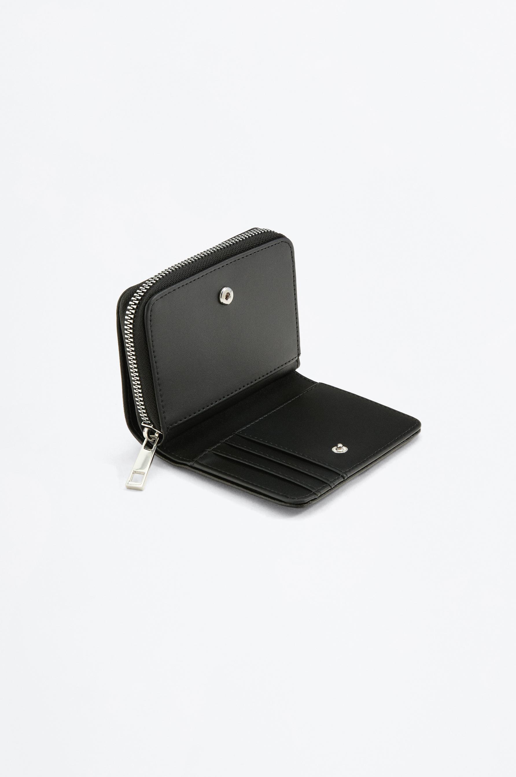 Studded Wallet — BLACK