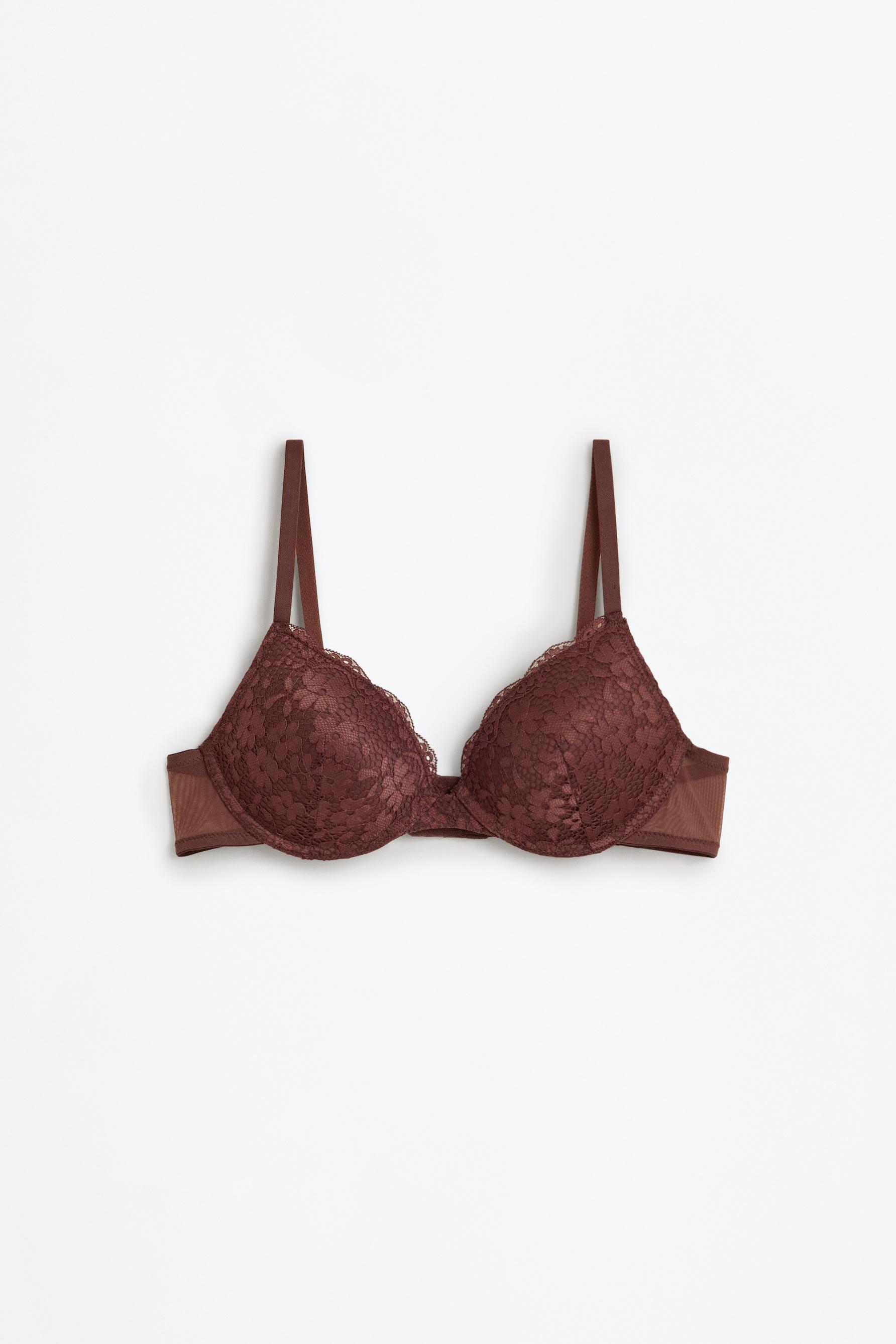 Classic lace bra — CHOCOLATE