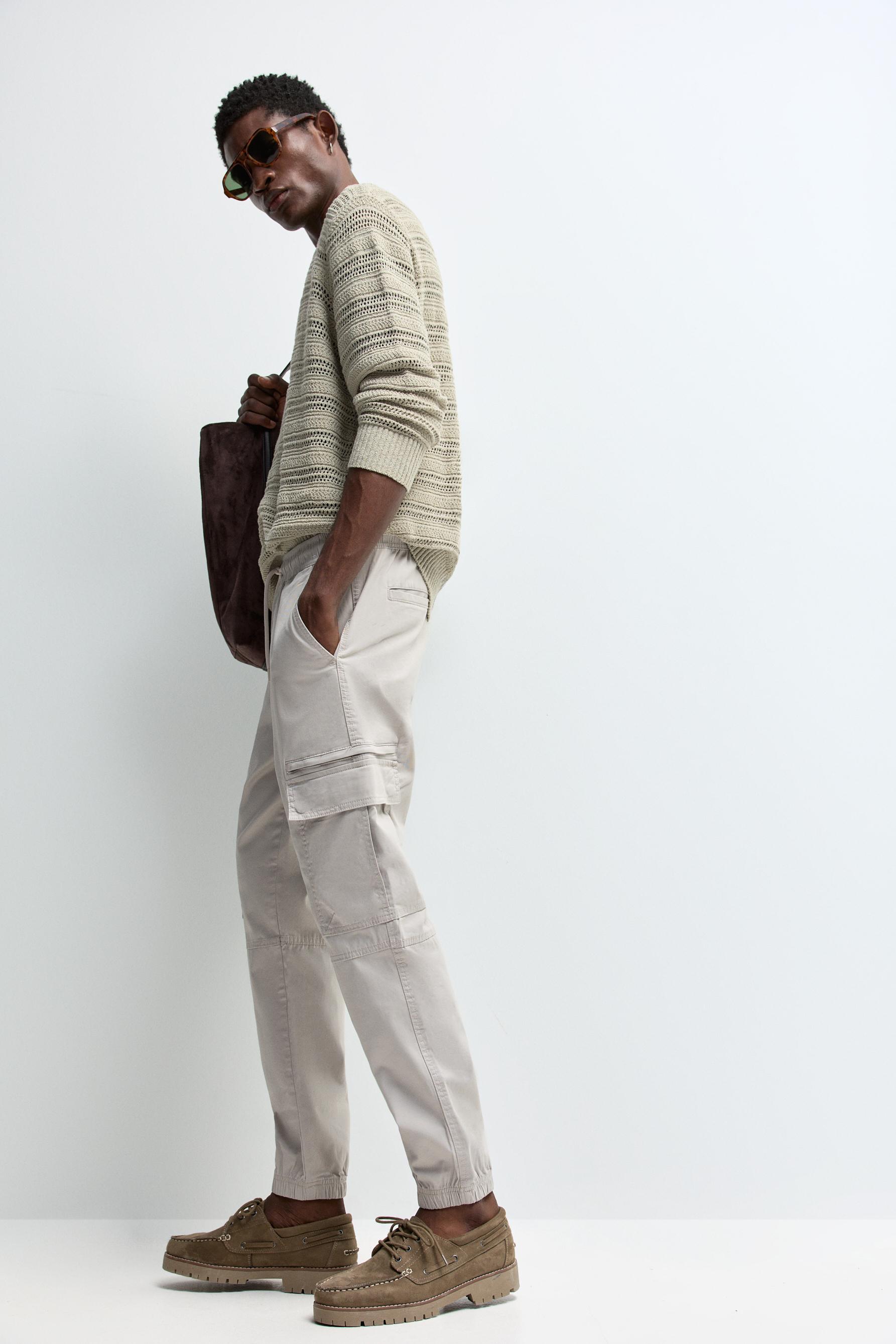 Cargo jogger trousers — GREY