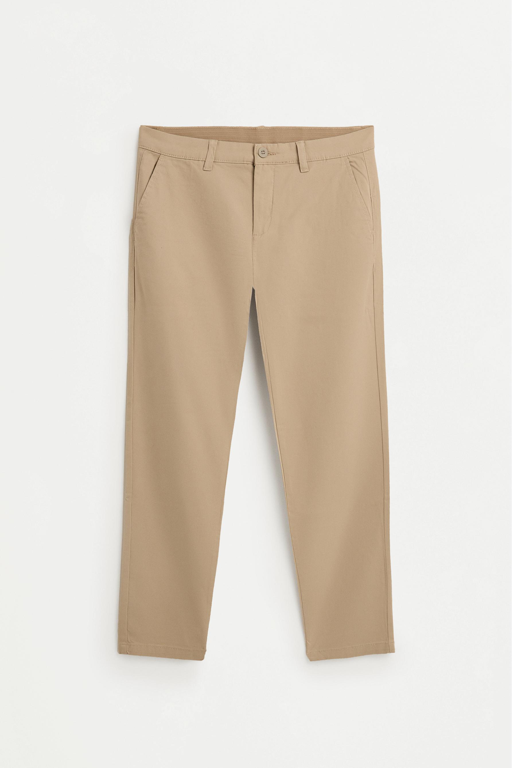 Skinny chino trousers — SAND