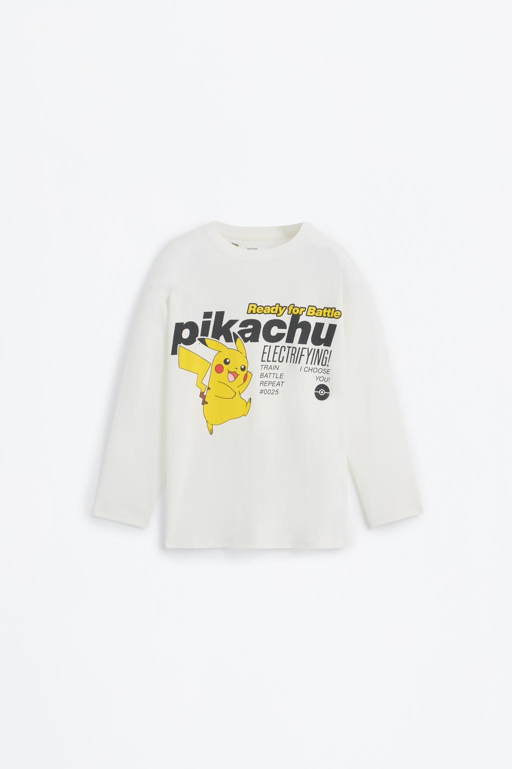 Pikachu Pokémon™ textured T-shirt