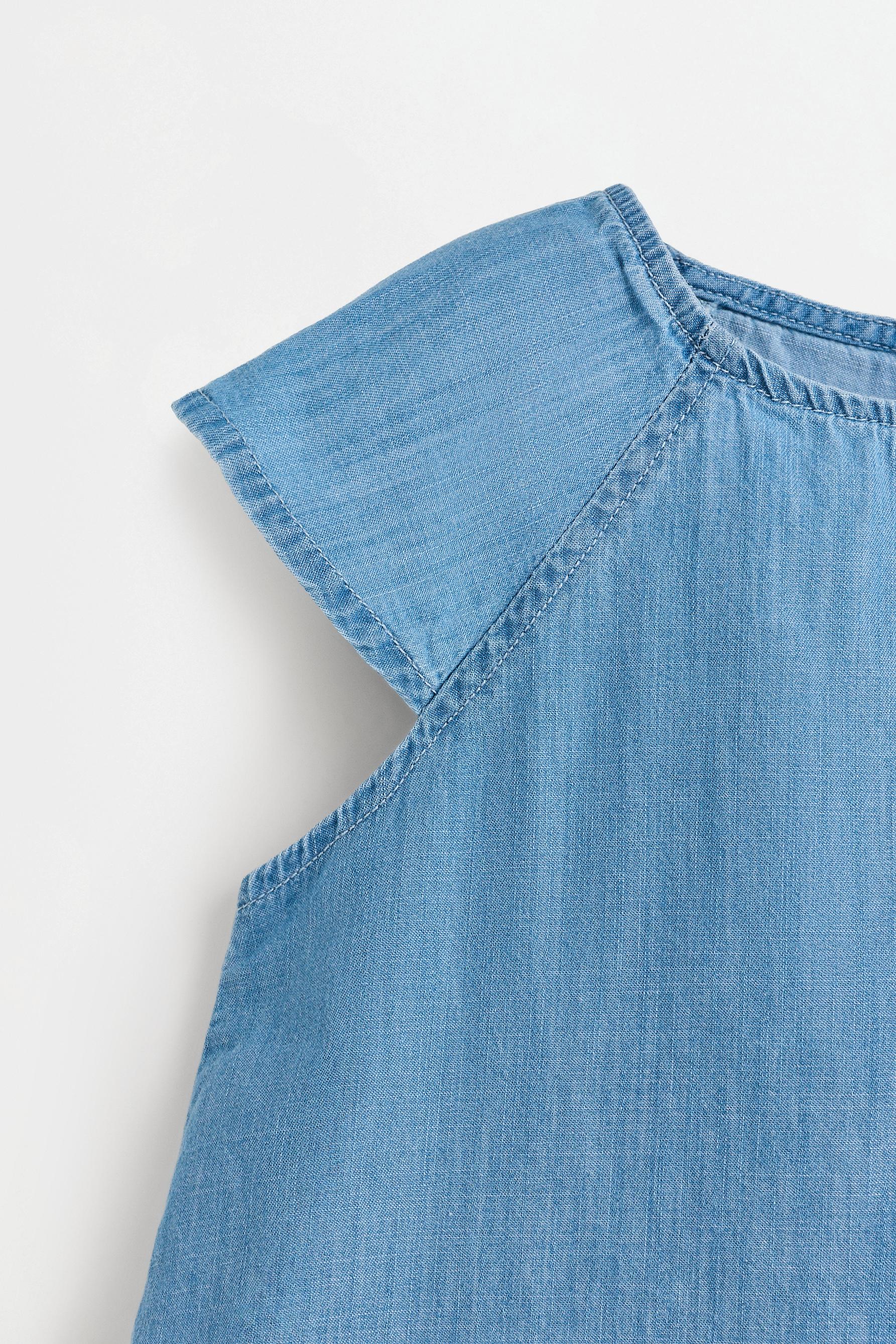 Denim top — PALE BLUE