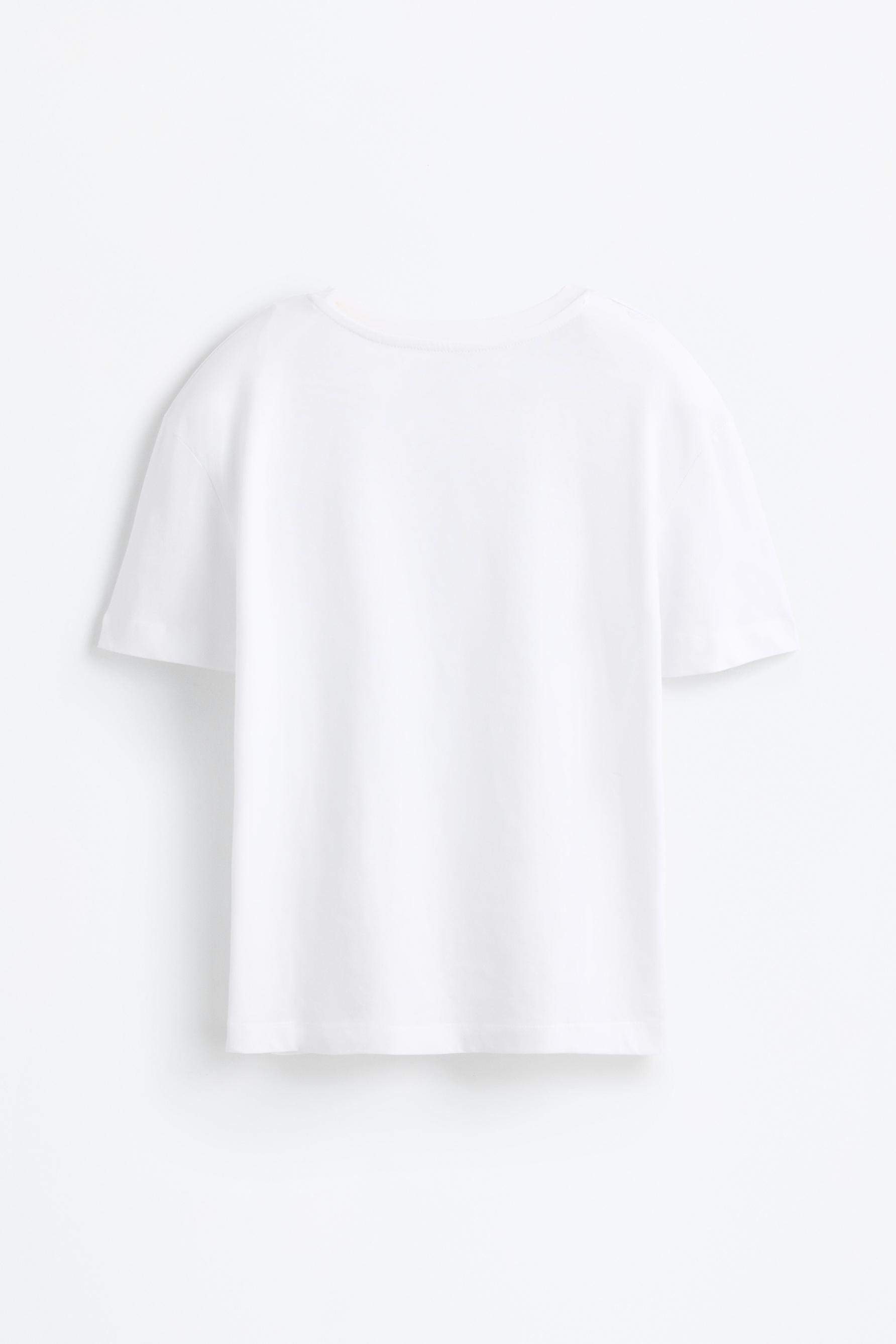 2-pack of basic round neck T-shirts — BLACK