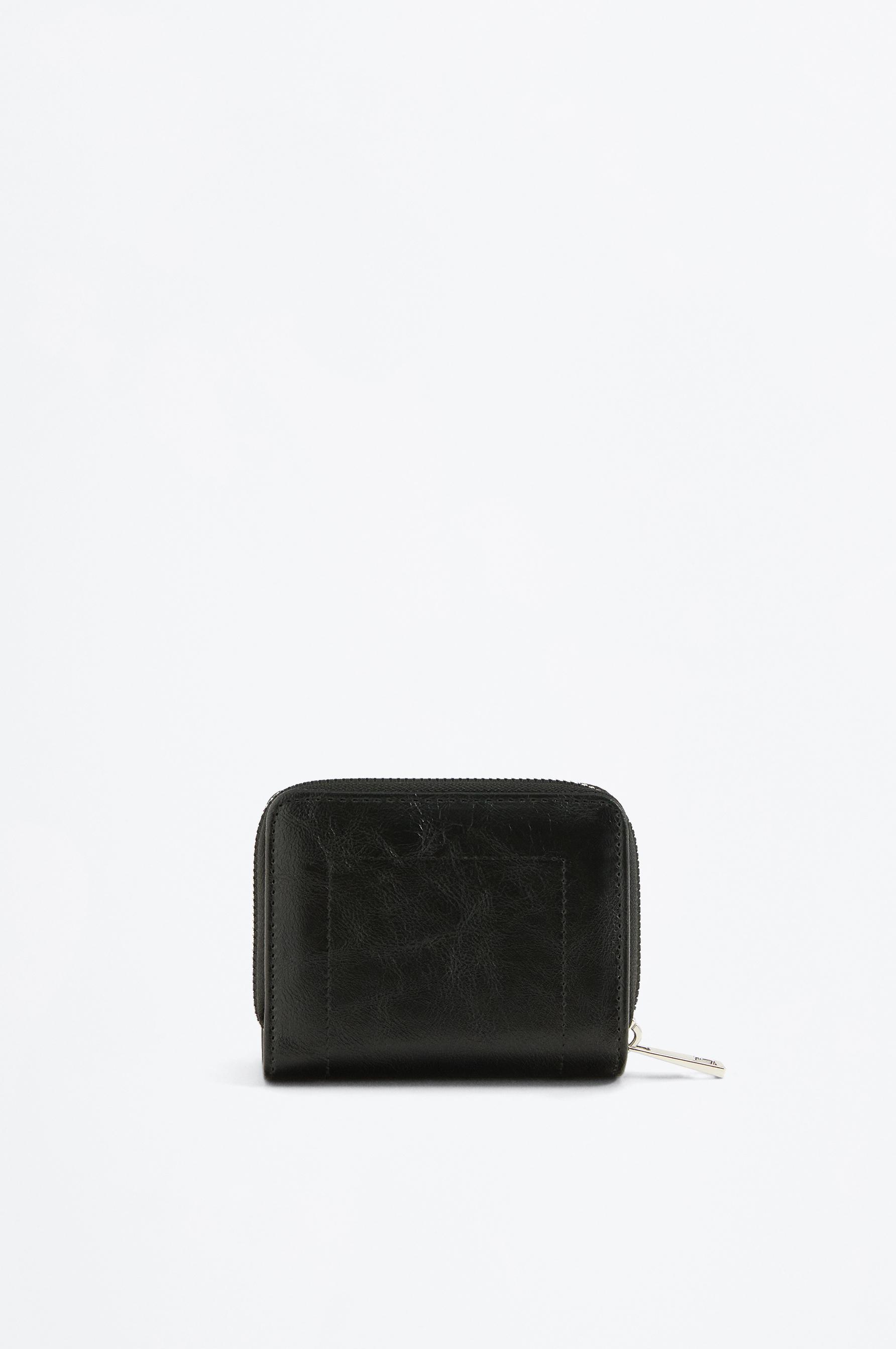 Studded Wallet — BLACK