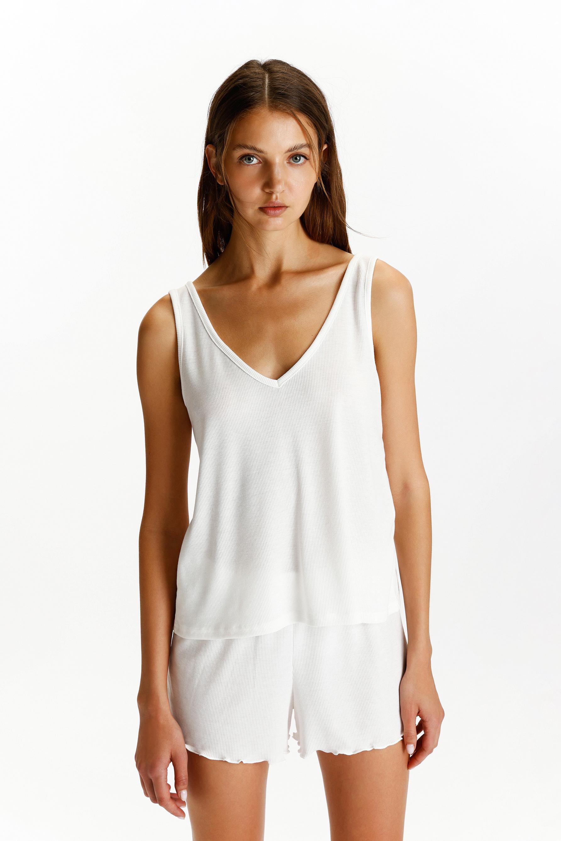 Strappy pyjama top Pyjamas CLOTHING Woman Lefties Tunisia