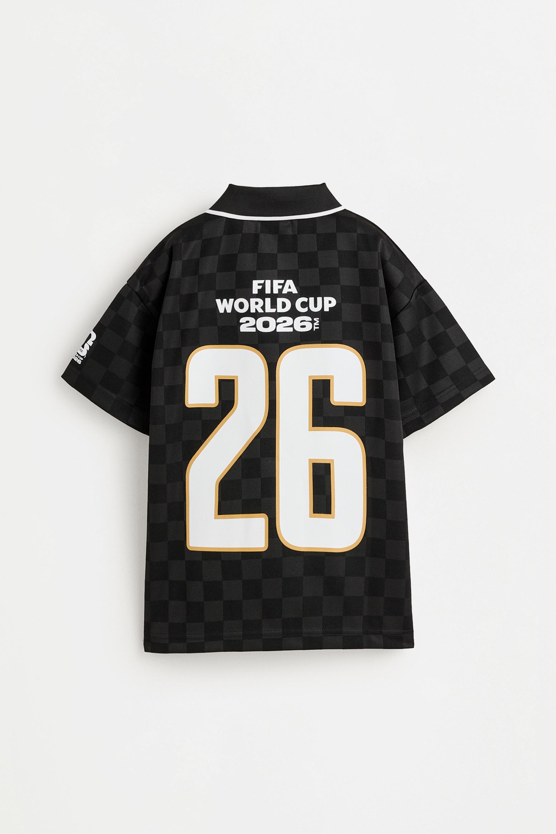 Men's FIFA World Cup 2026 Sports Polo — BLACK