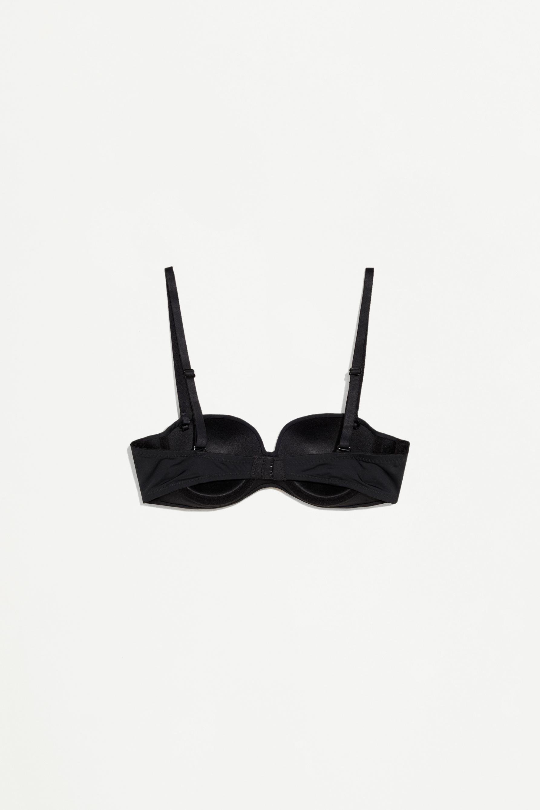 Bandeau bra — BLACK