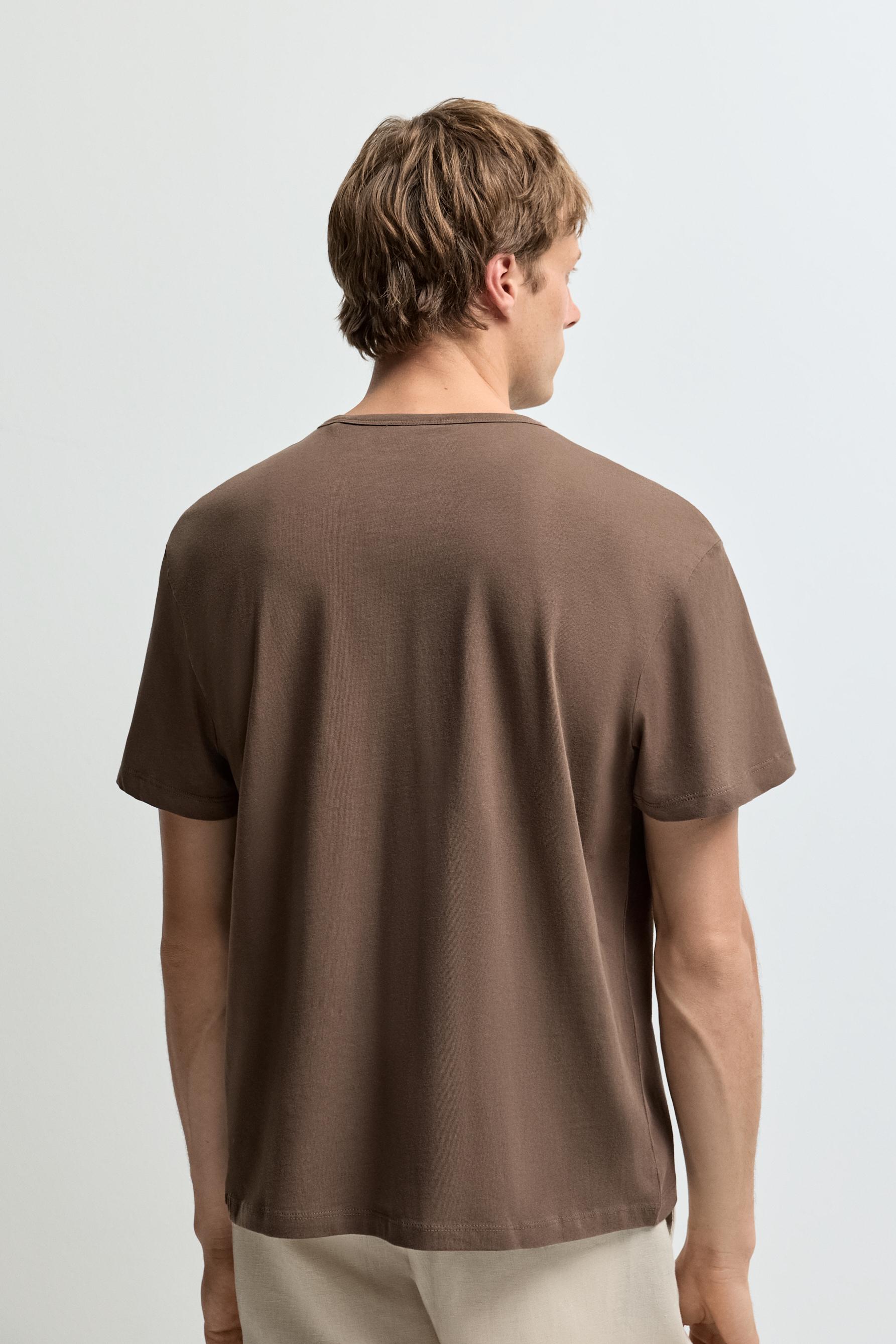 Texture T-shirt — DARK COPPER