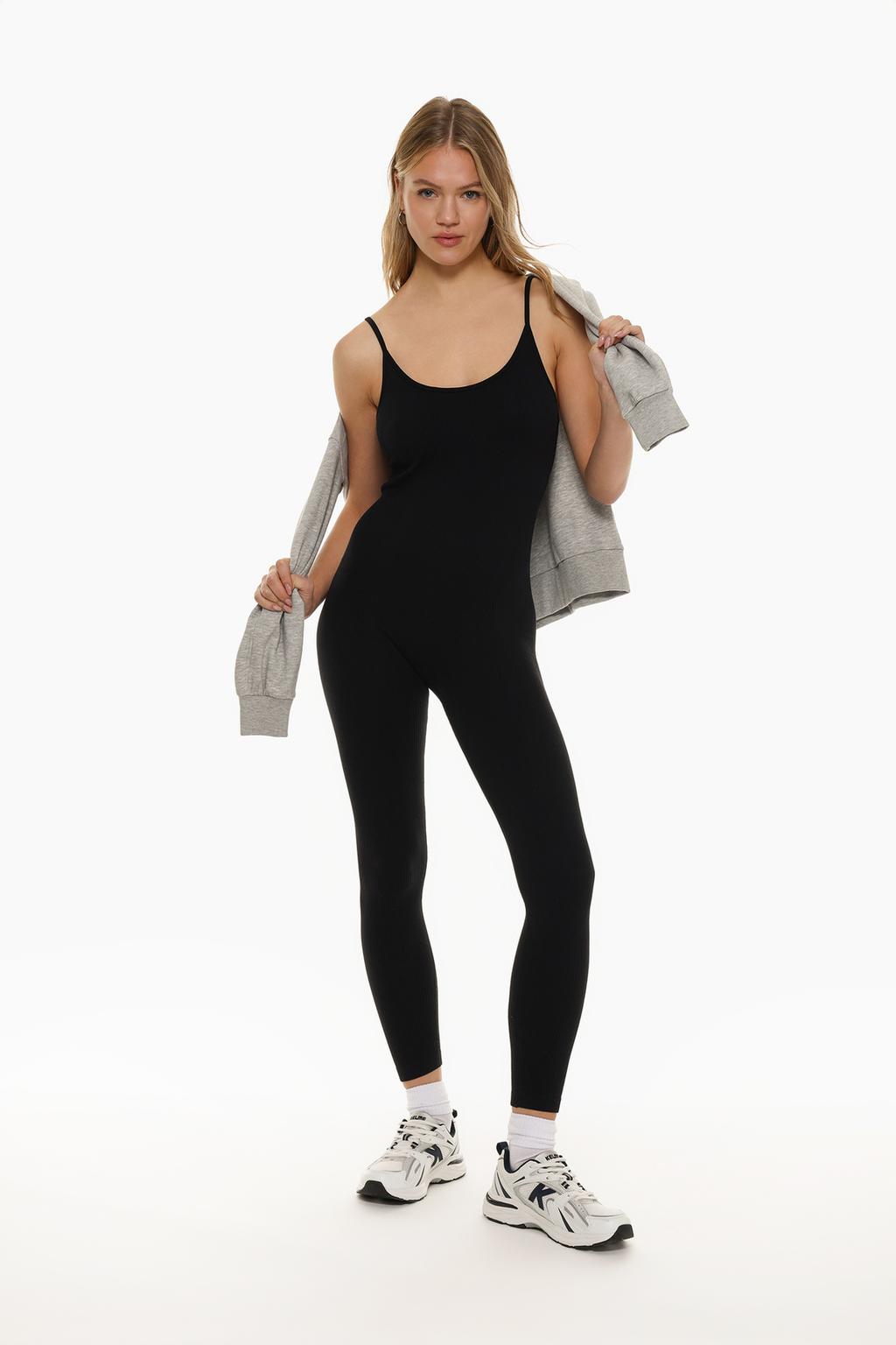 Seamless strappy jumpsuit