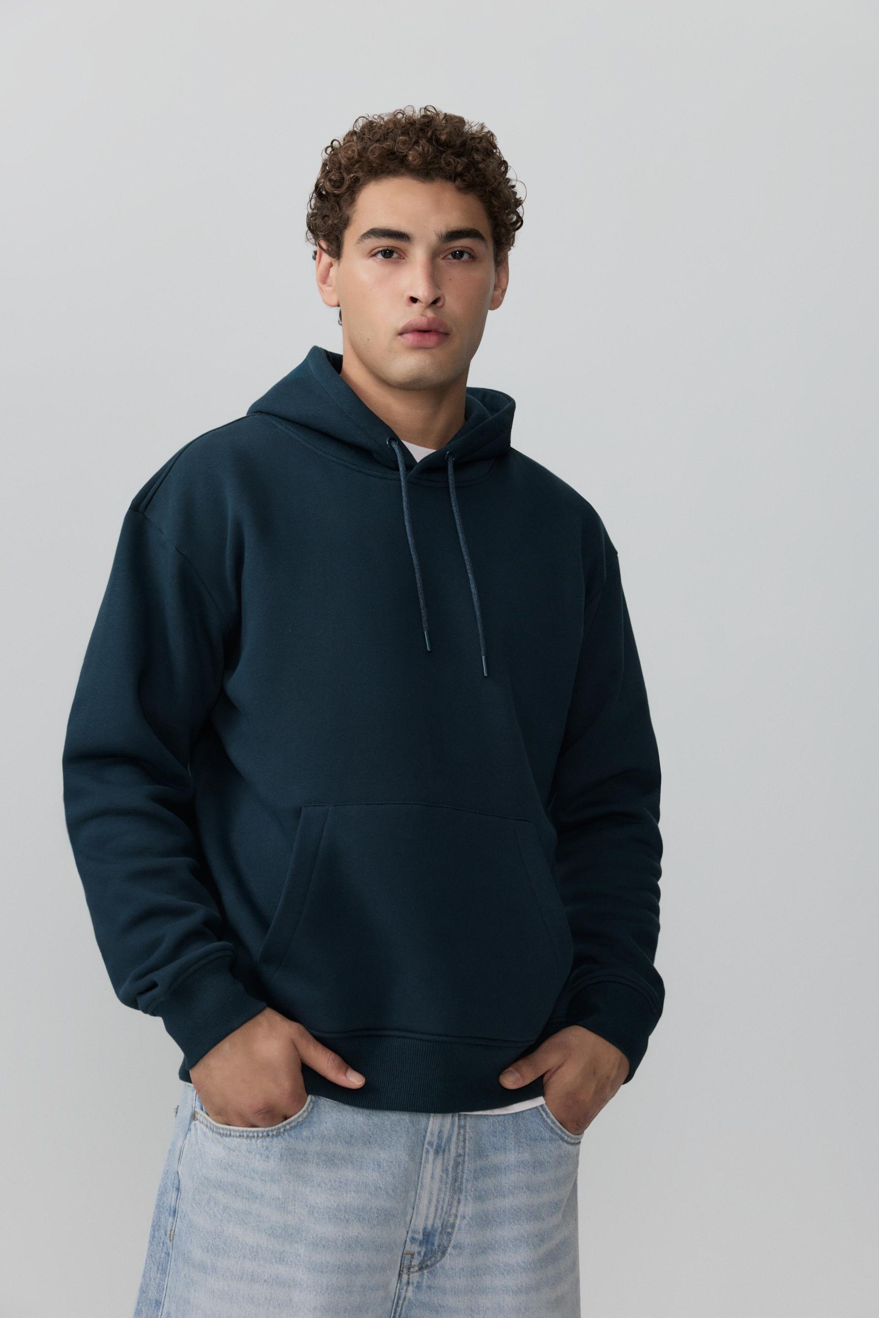 Sudadera básica capucha