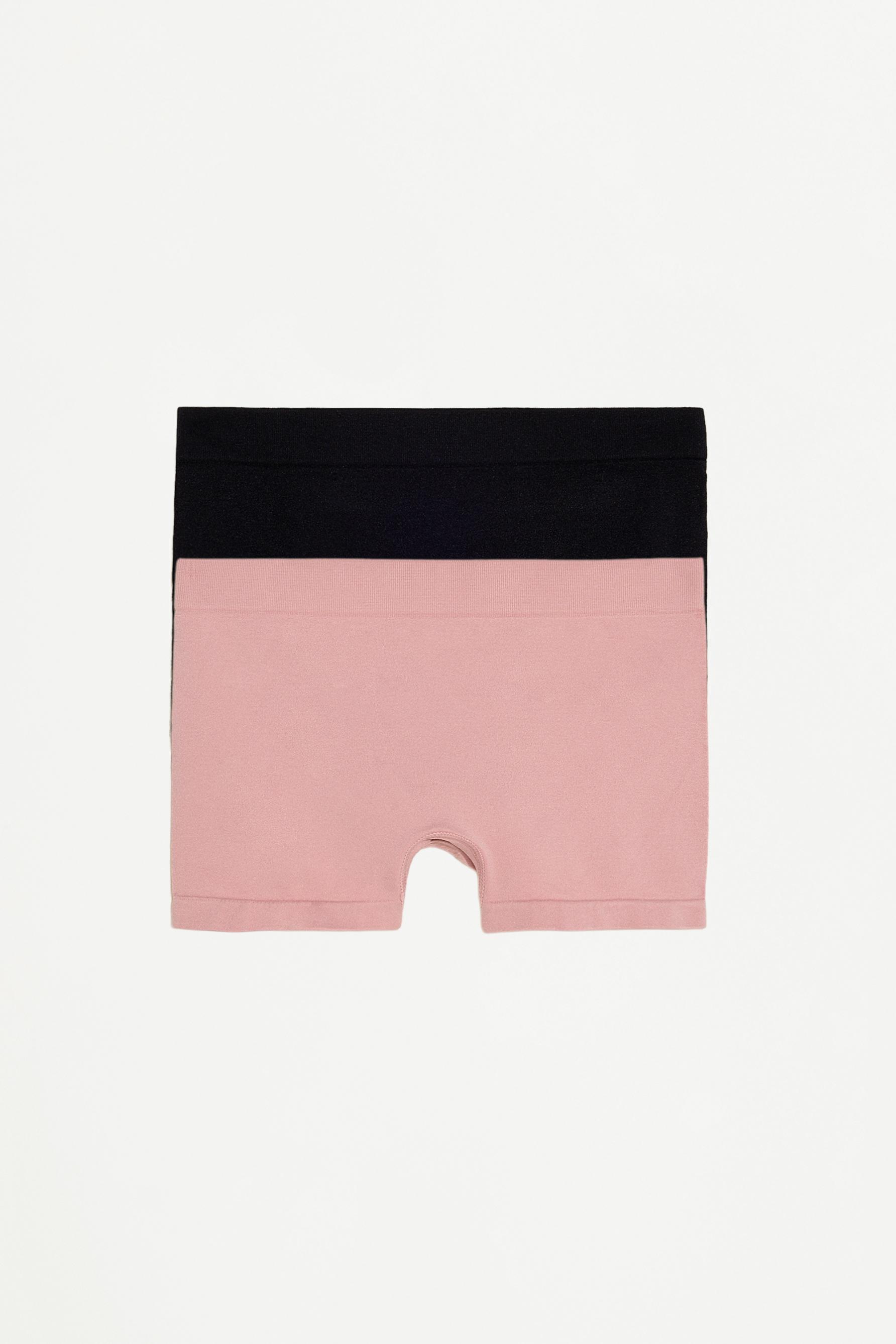 2-pack of seamless boxer briefs — MEDIUM PINK