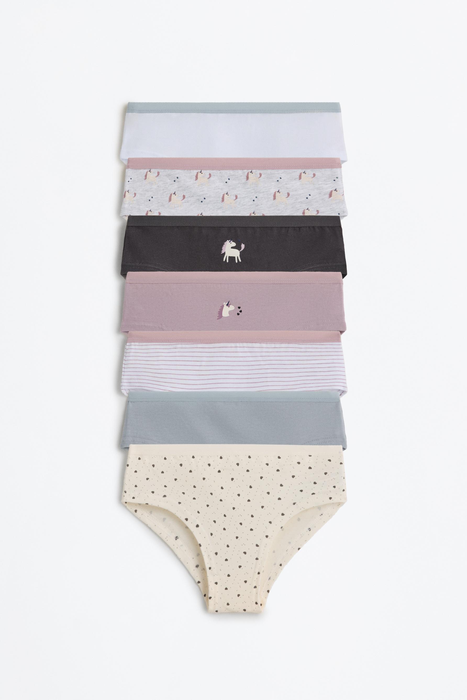 Pack 7 braguitas hipster unicornios