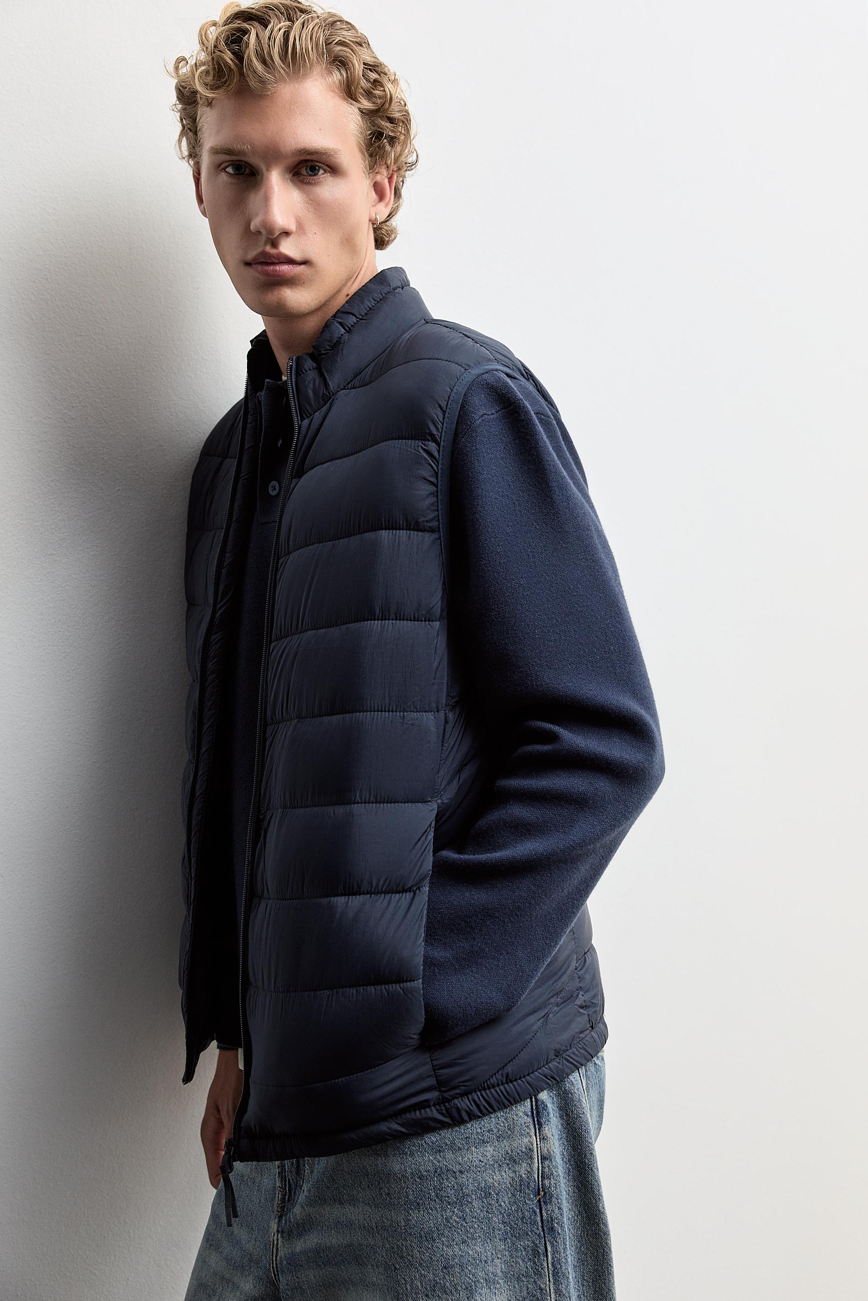 Lightweight quilted gilet — NAVY
