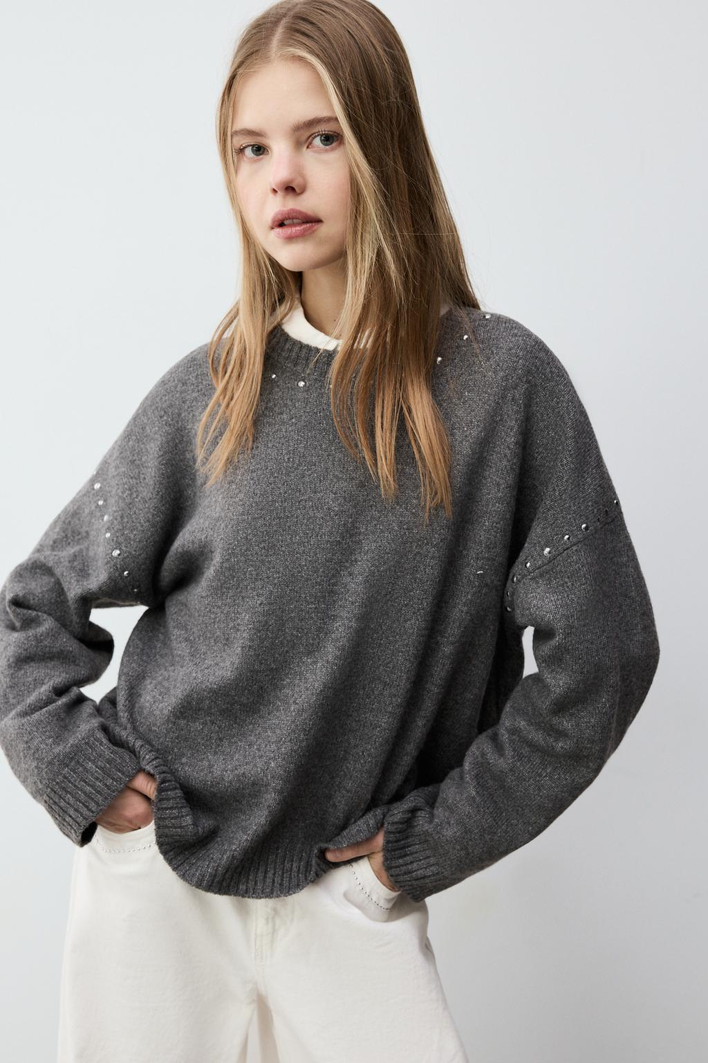 Studded sweater