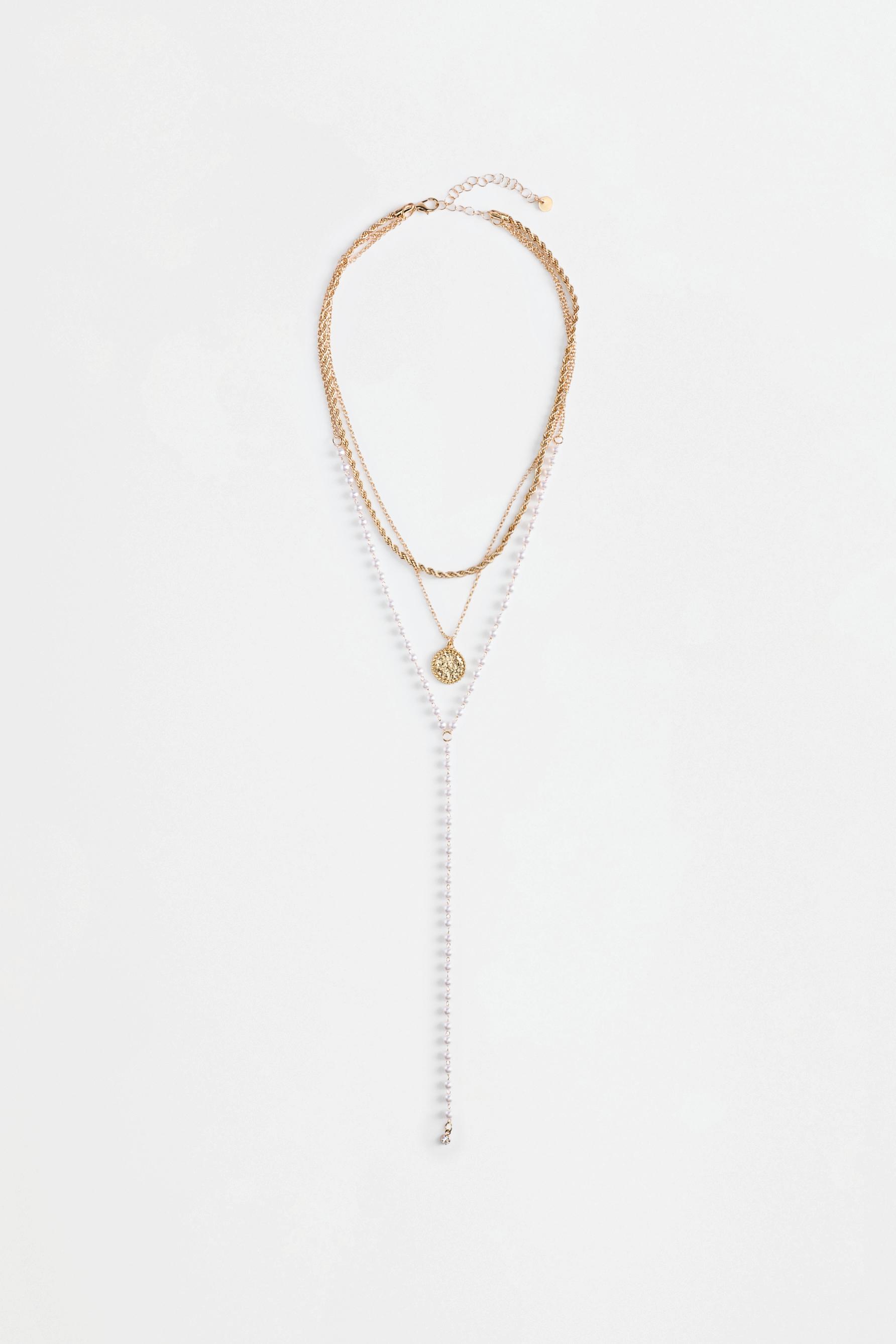 Multilayer pendant necklace — VARIOUS