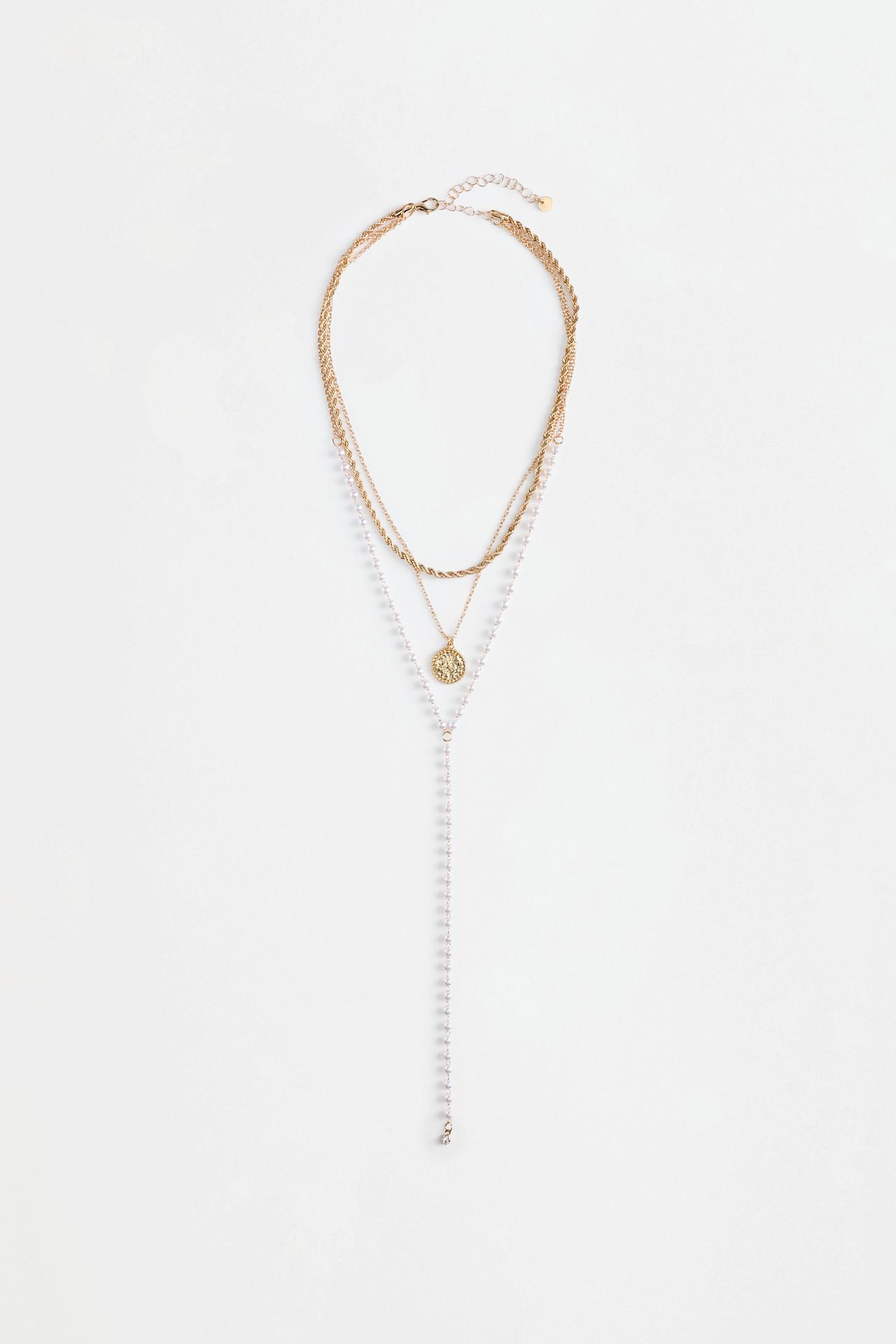 Multilayer pendant necklace — VARIOUS