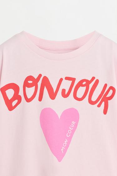 Printed T-shirt — PASTEL PINK 4