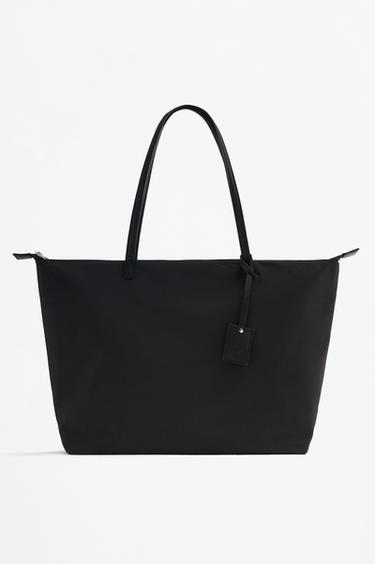 Nylon tote bag — BLACK 1