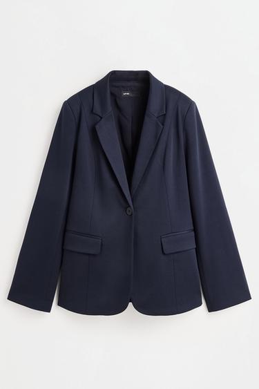 Striped cuff blazer — DARK NAVY 6