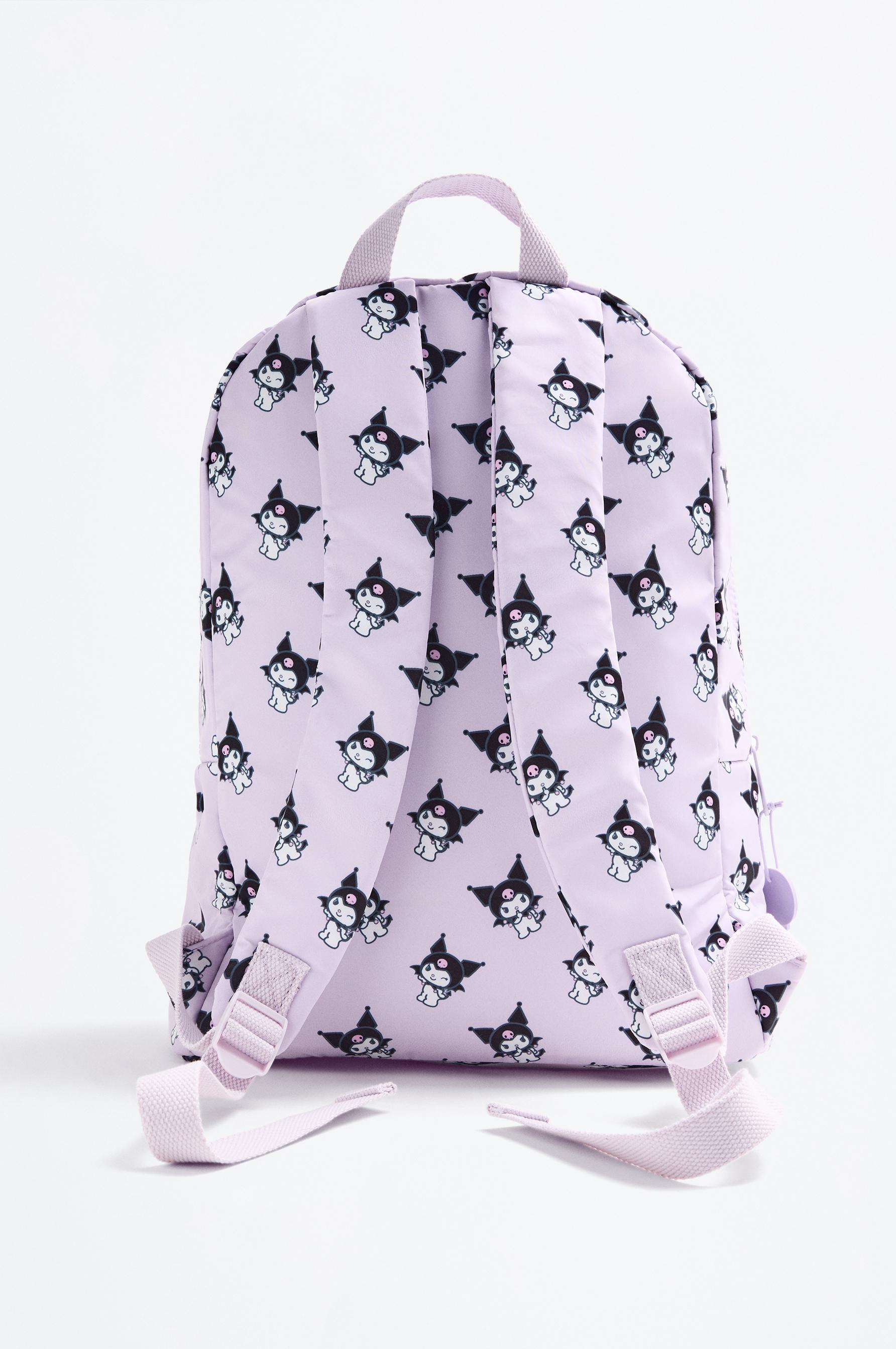 Kuromi Hello Kitty ©SANRIO school backpack — MAUVE