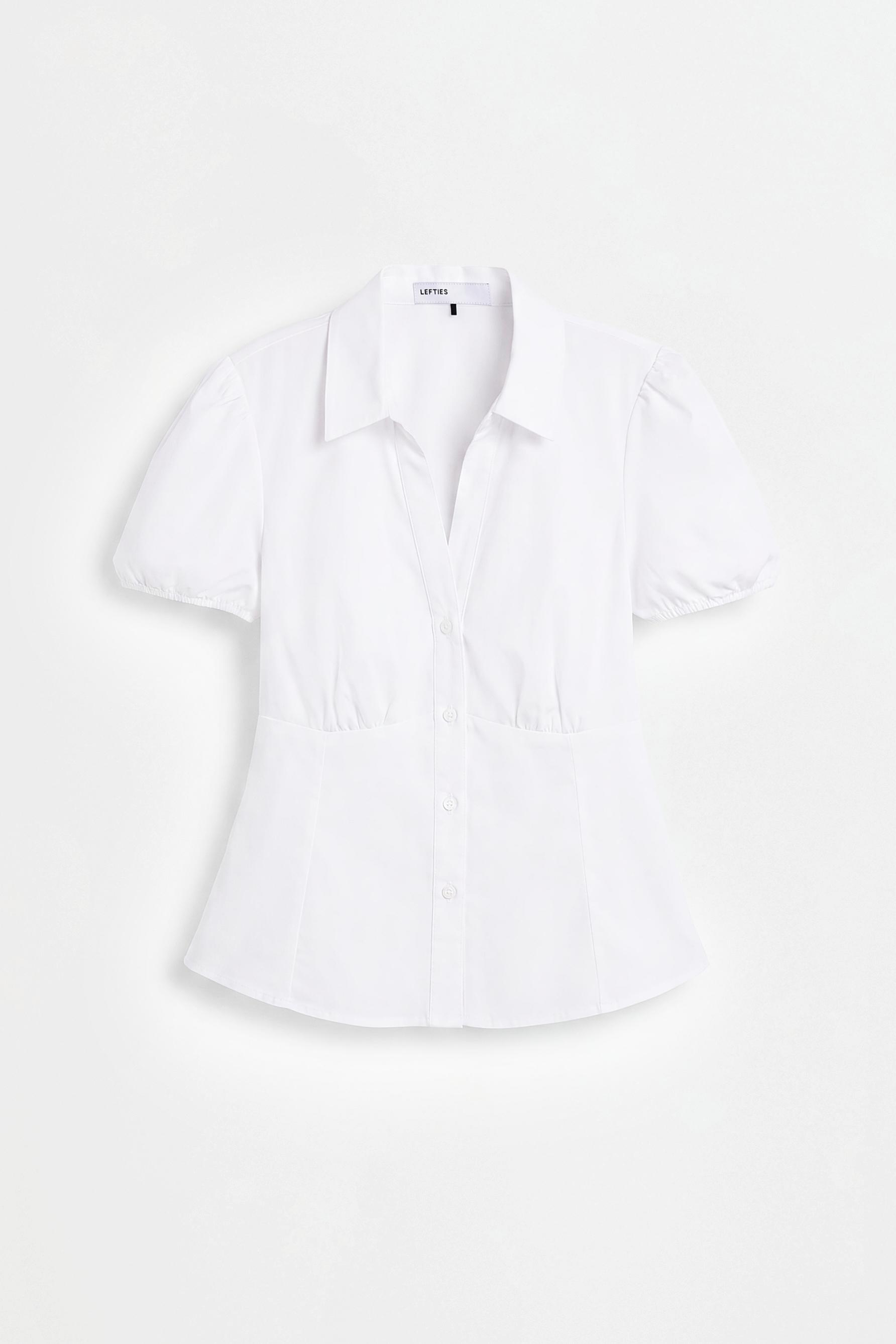 Poplin shirt — WHITE