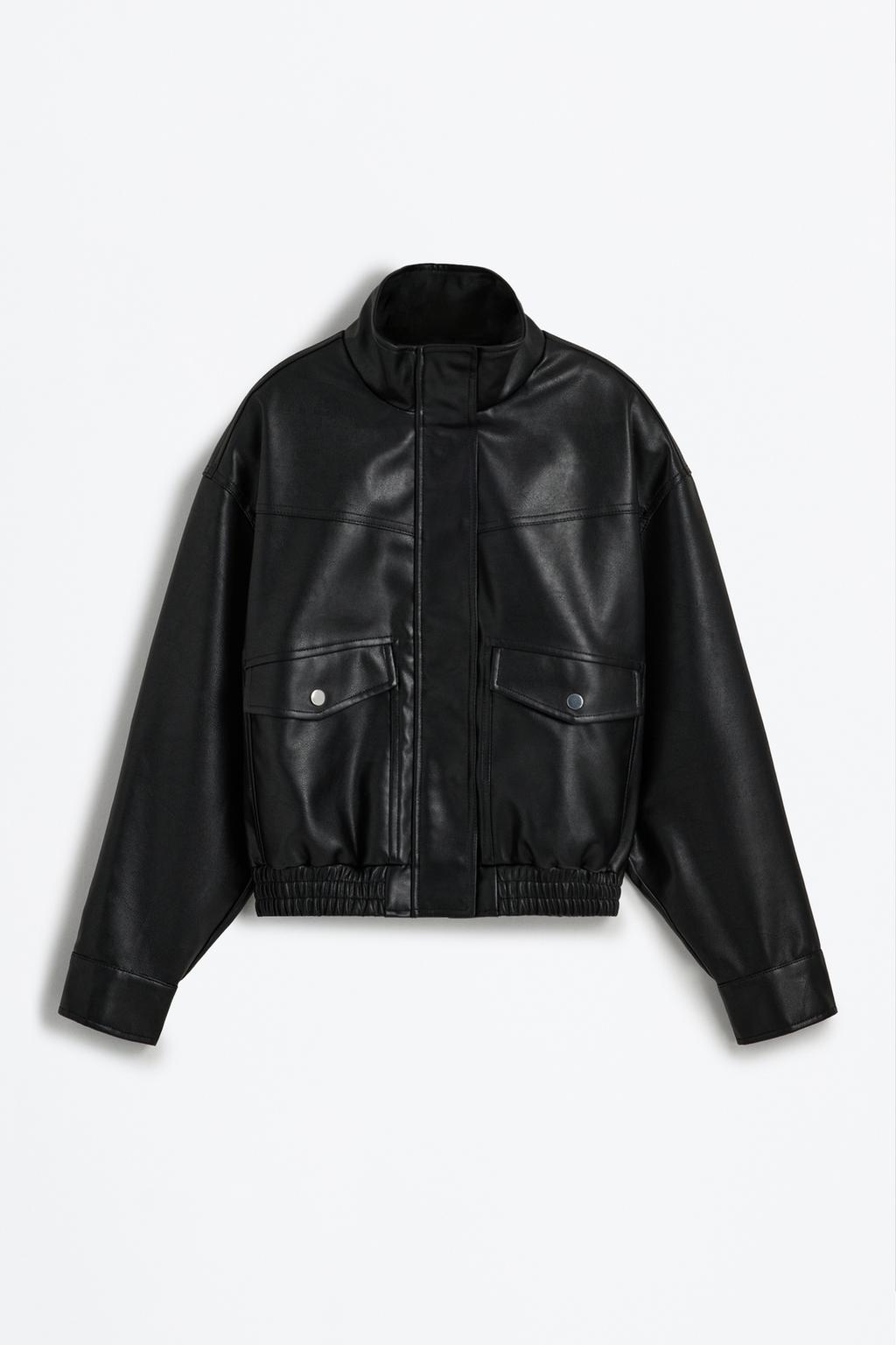 Bomber efecto piel