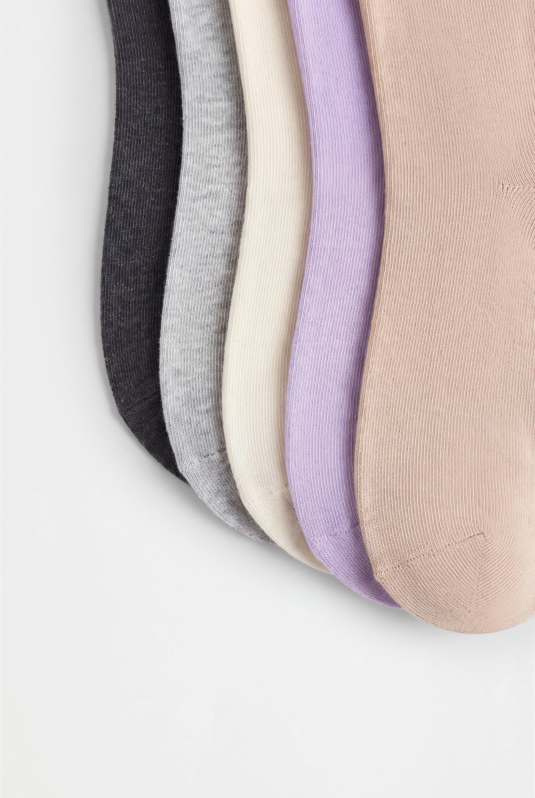 Plain long socks (10-pack) — LILAC