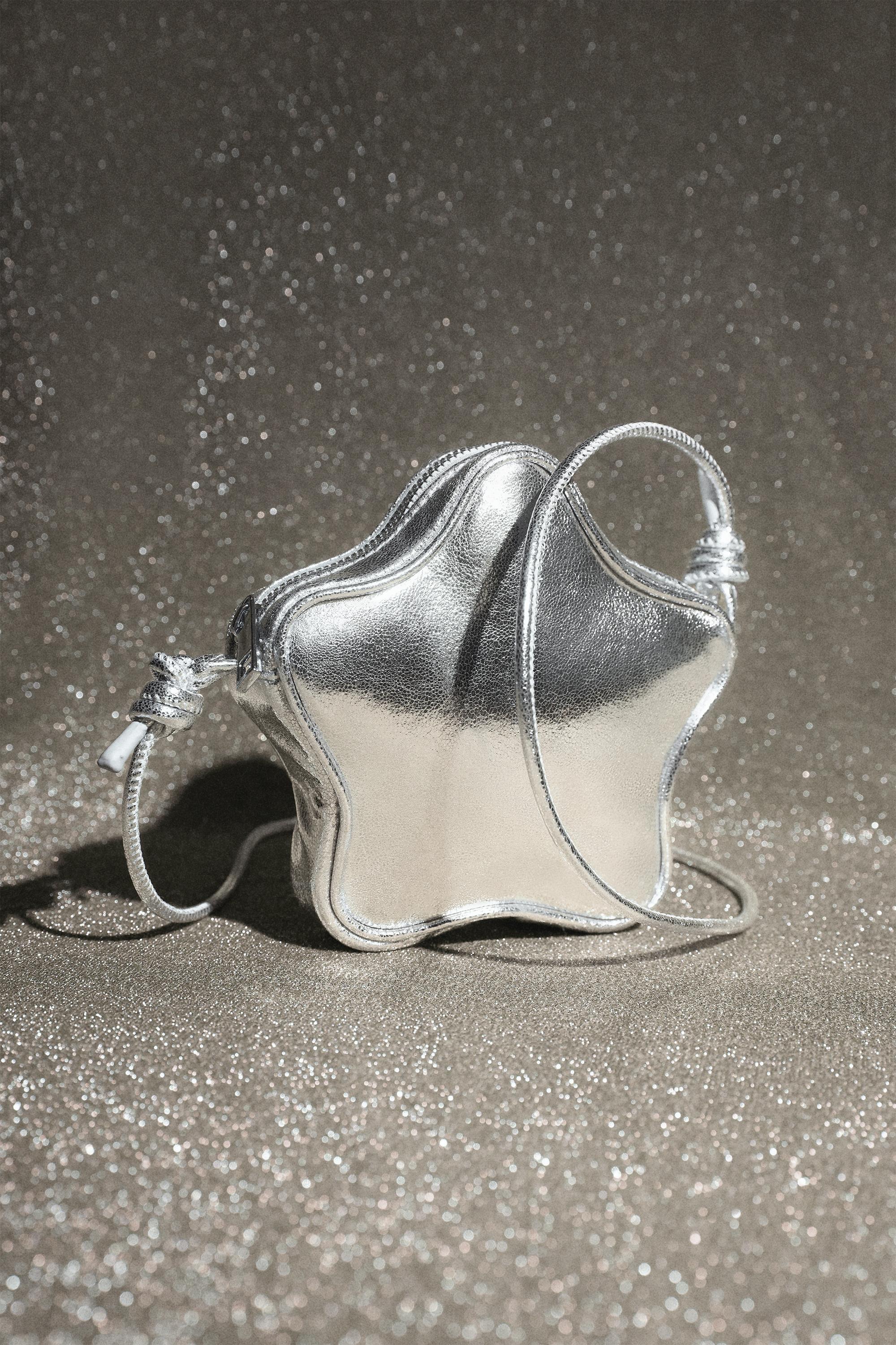 Star shoulder bag — SILVER