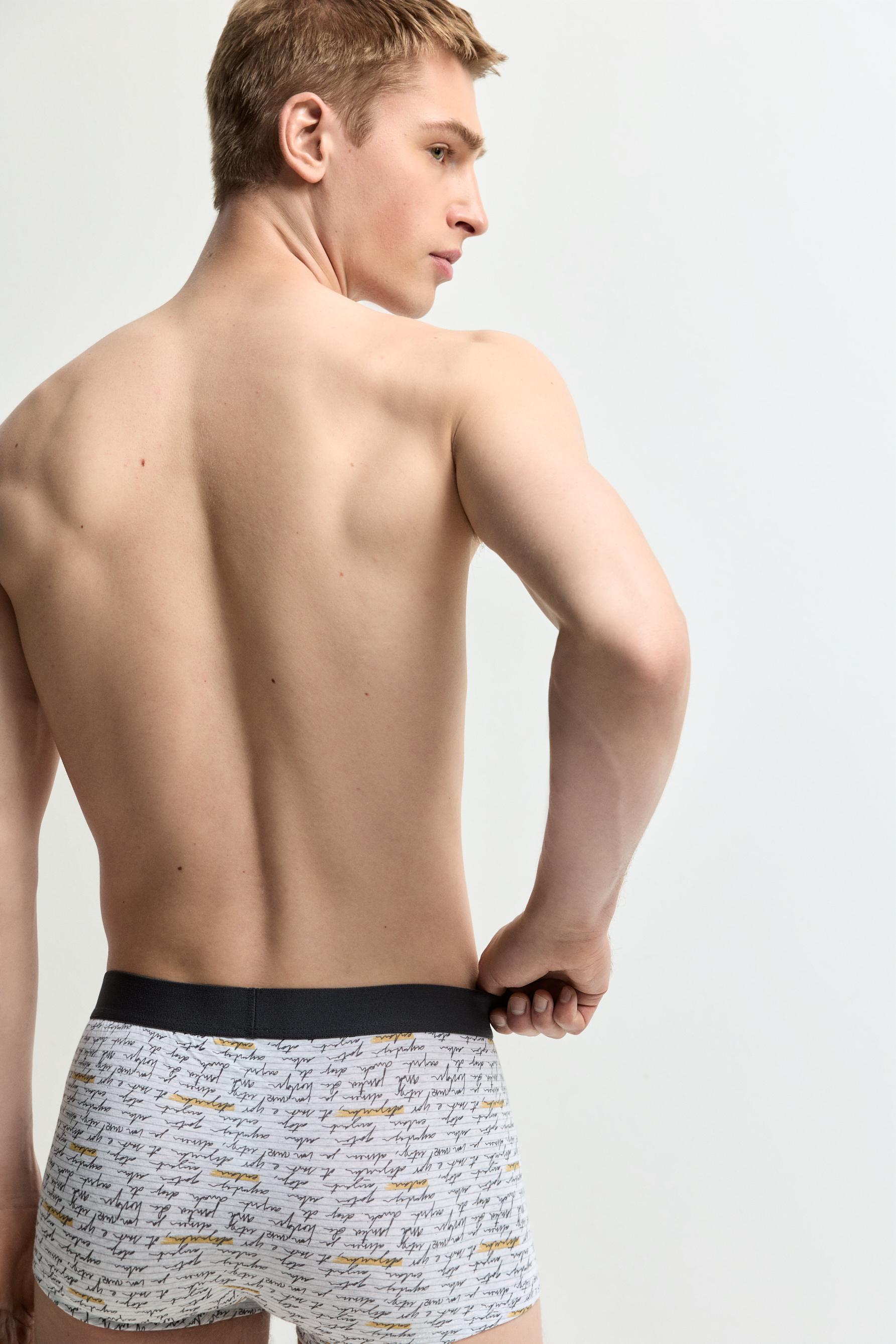 Mixed boxer briefs (5-pack) — BLUE TONES