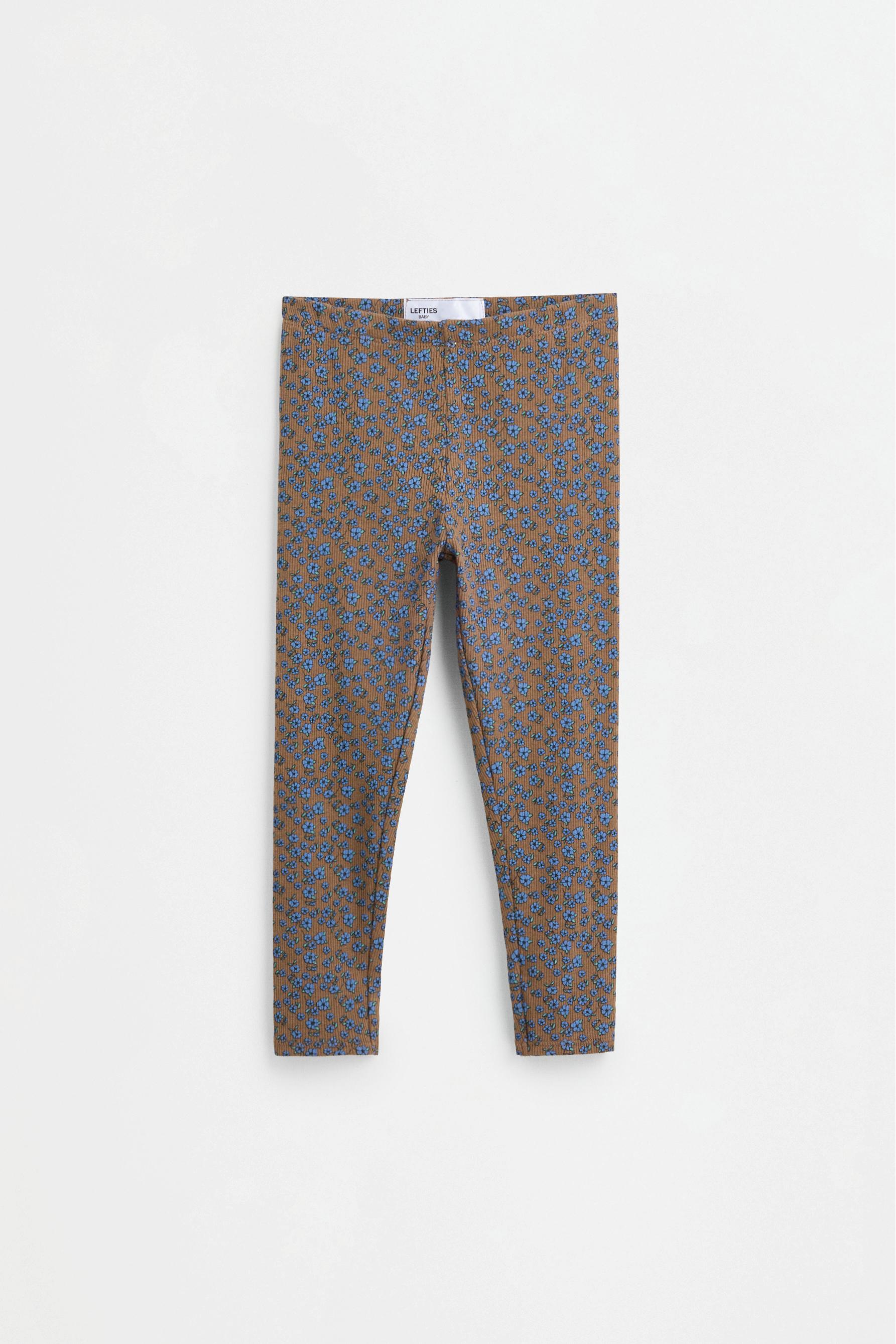 Sweatshirt and ribbed leggings set — CHOCOLATE