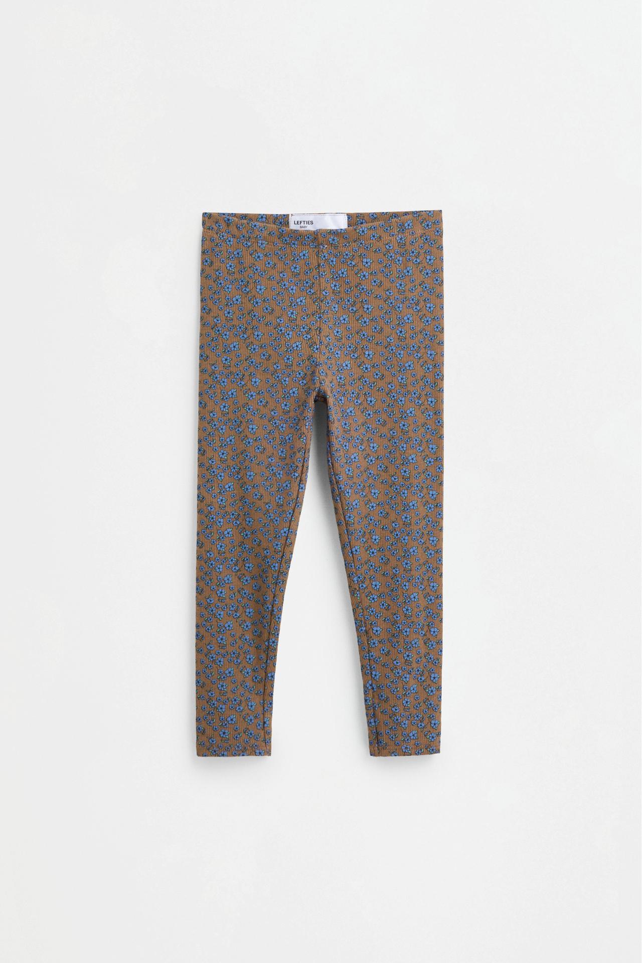 Sweatshirt and ribbed leggings set — CHOCOLATE