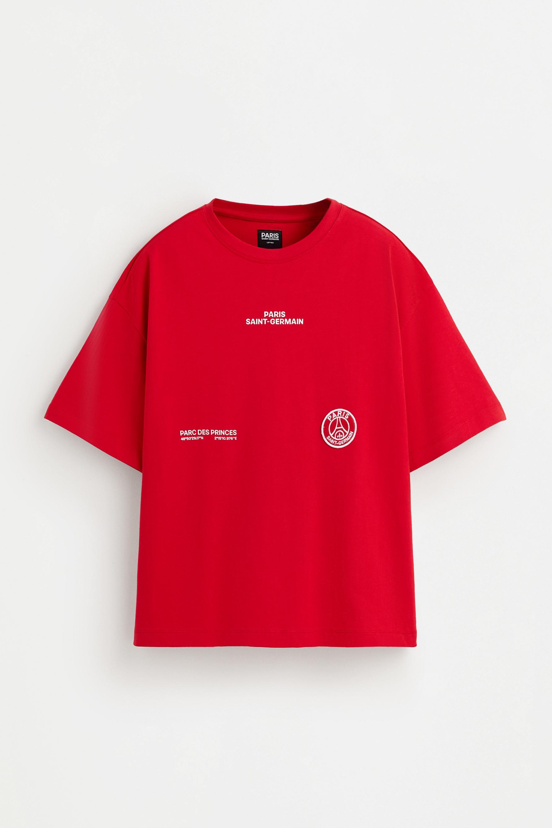 Paris Saint-Germain x Lefties printed T-shirt — BRIGHT RED