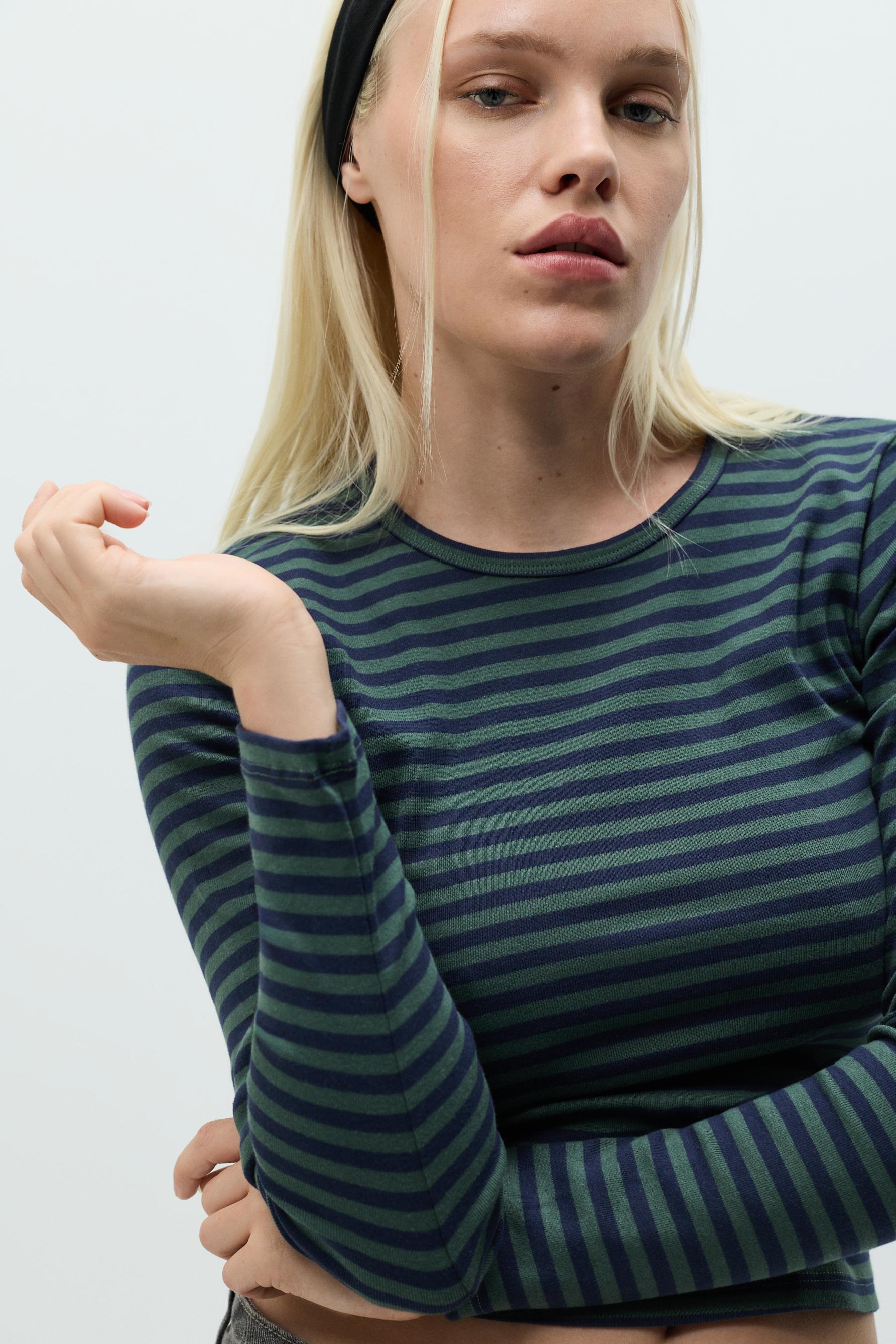 Long sleeve T-shirt — STRIPED