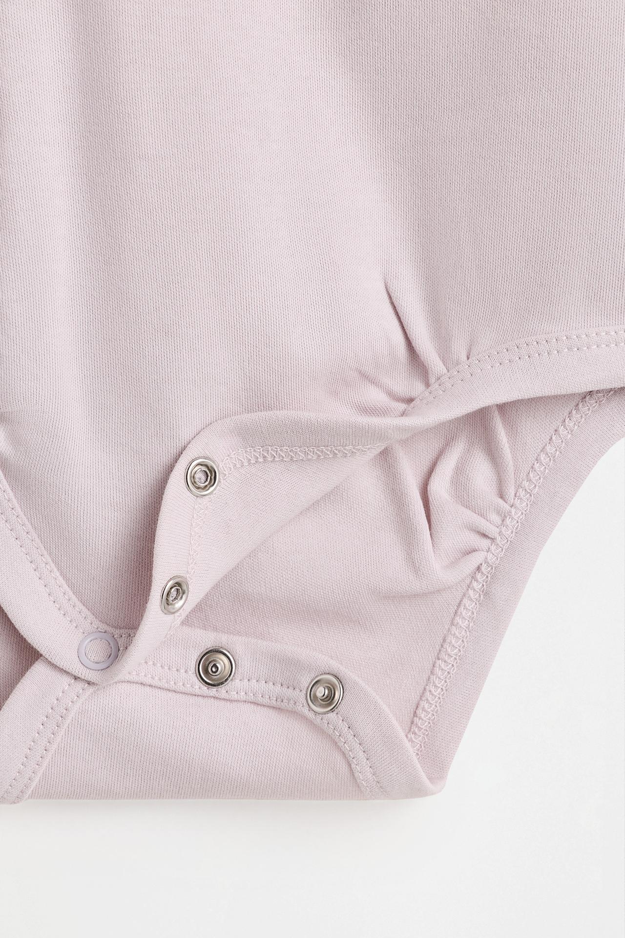 Plain long sleeve bodysuits (4-pack) — LILAC