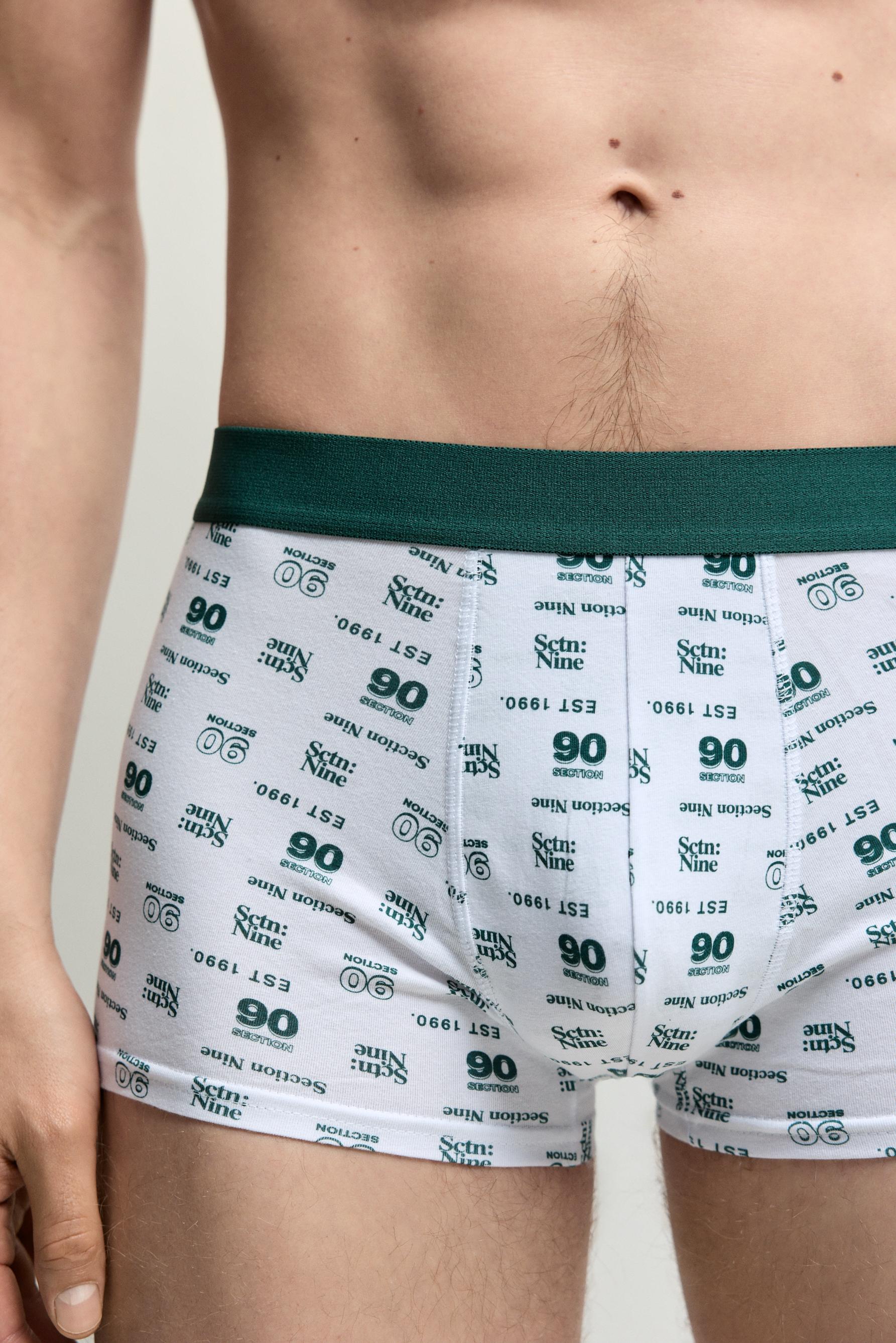 Mixed Boxer Briefs (5-Pack) — DARK GREEN