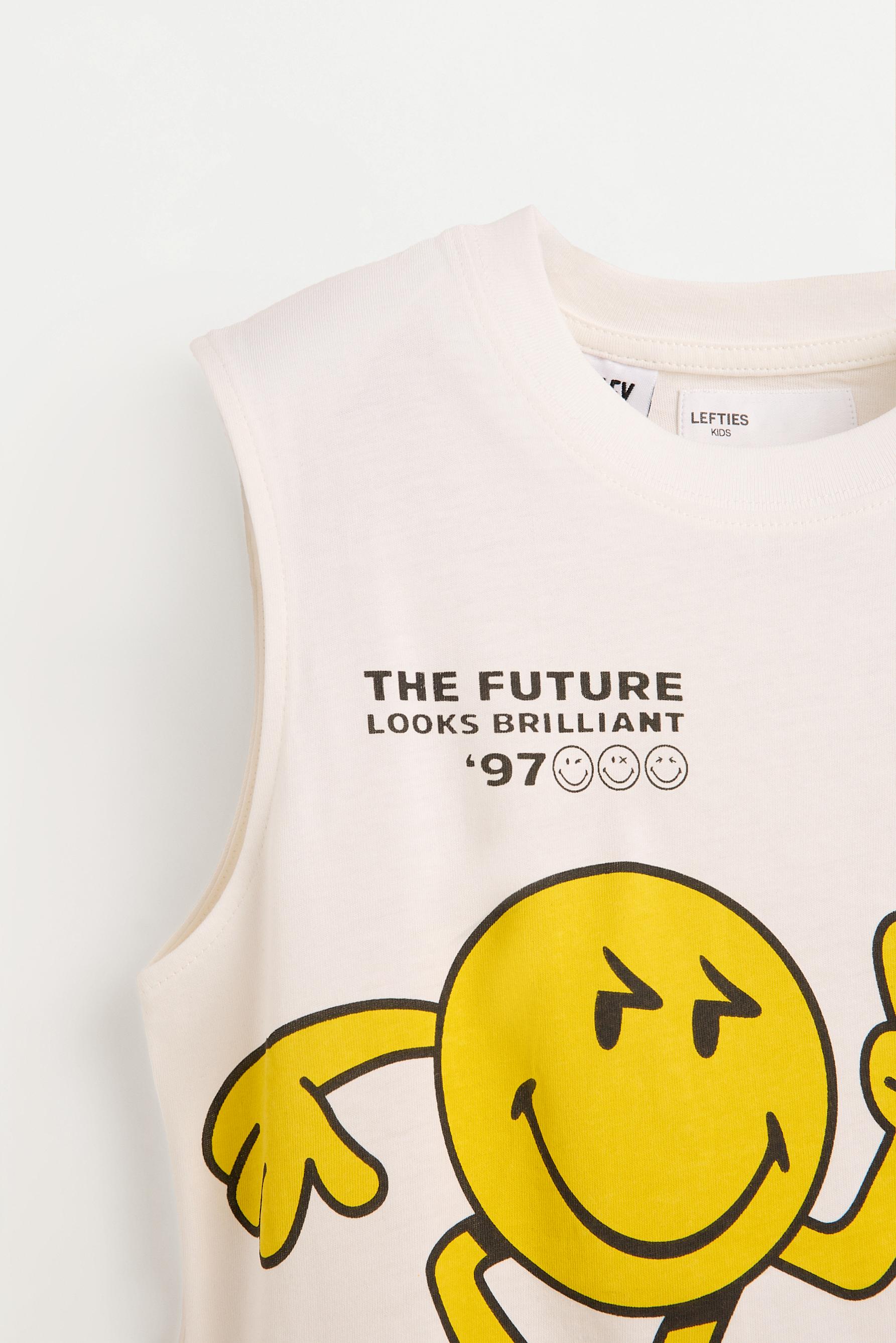 SmileyWorld™ vest top — WHITE