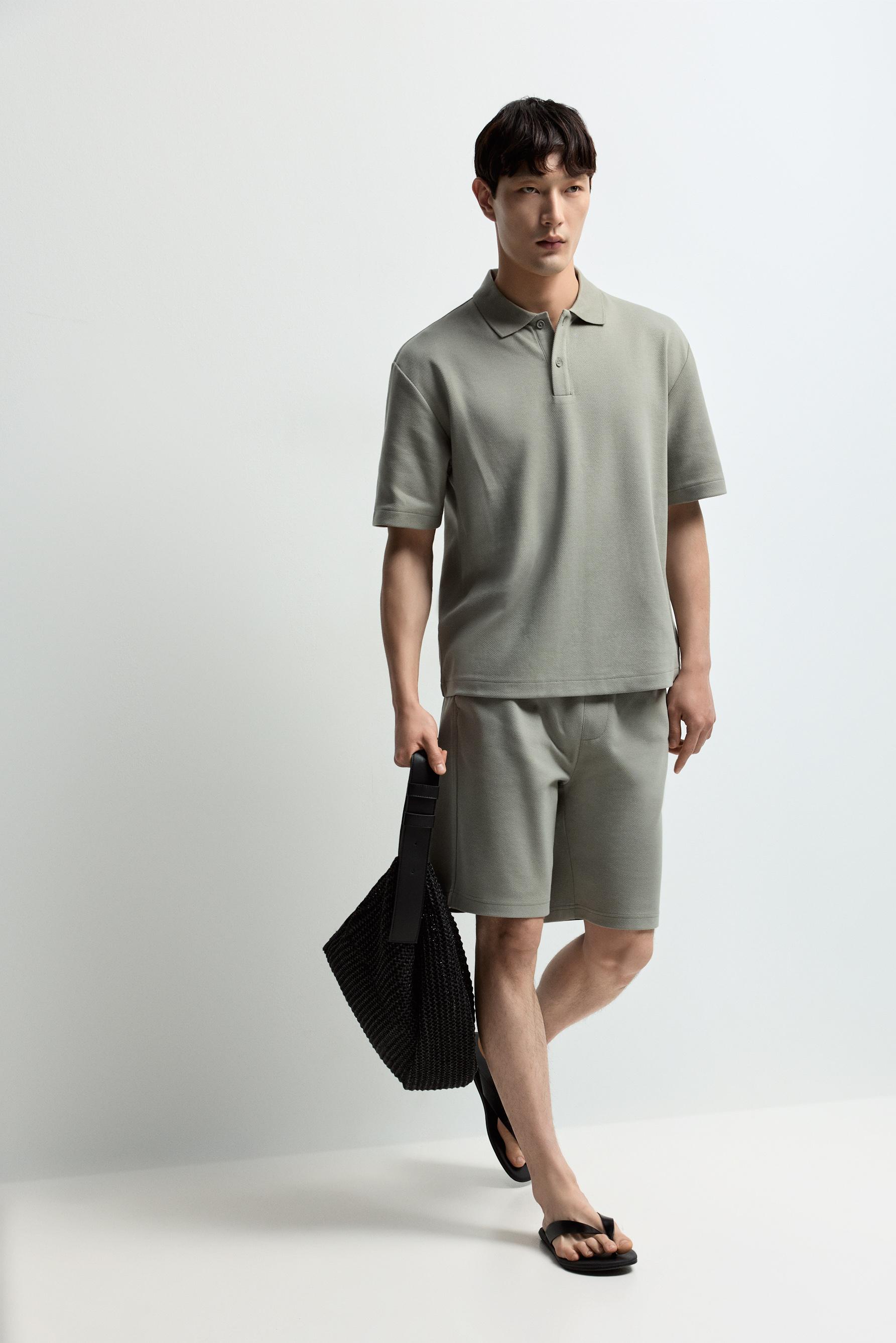 Jogger Bermuda shorts — GREEN