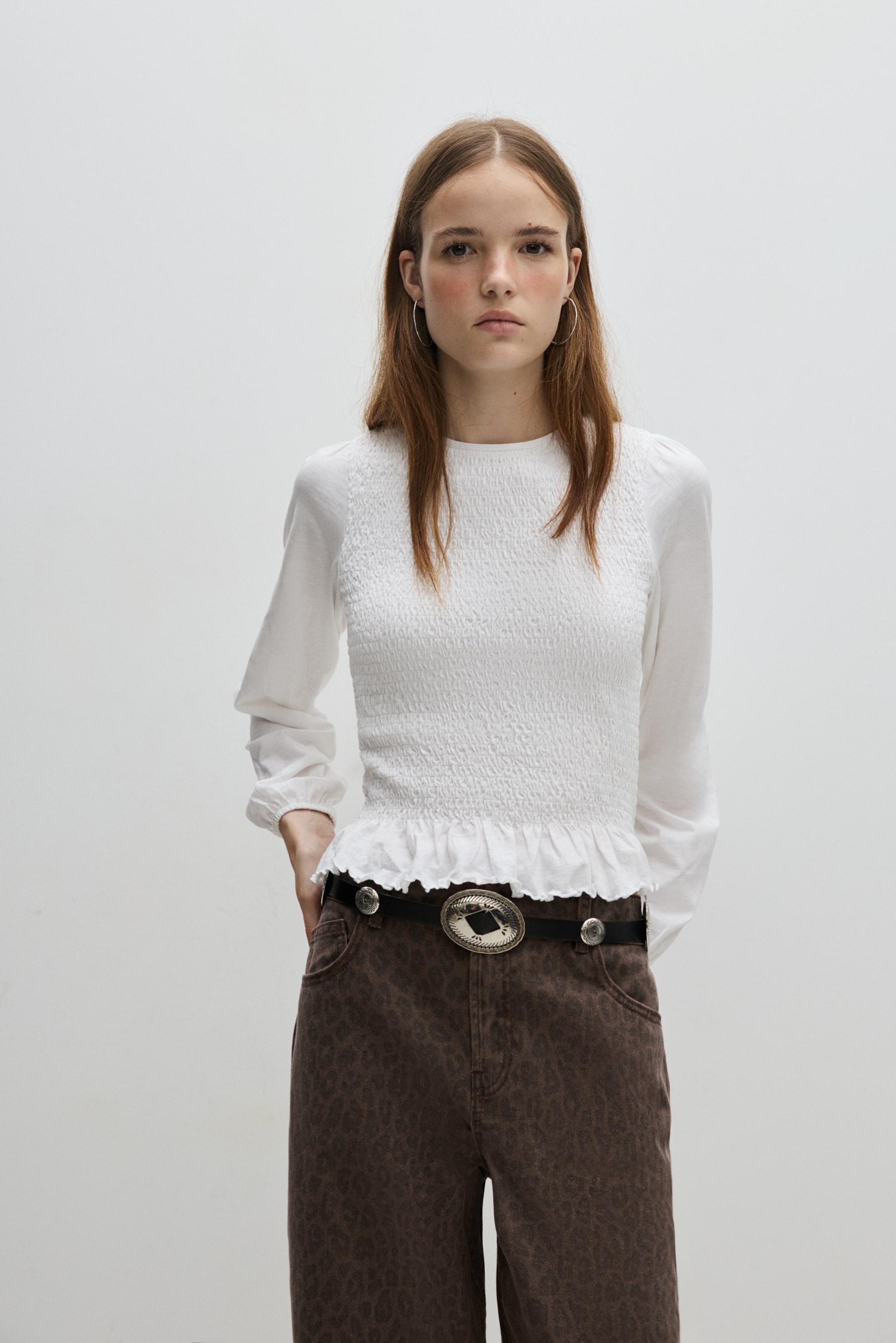 Camiseta nido de abeja