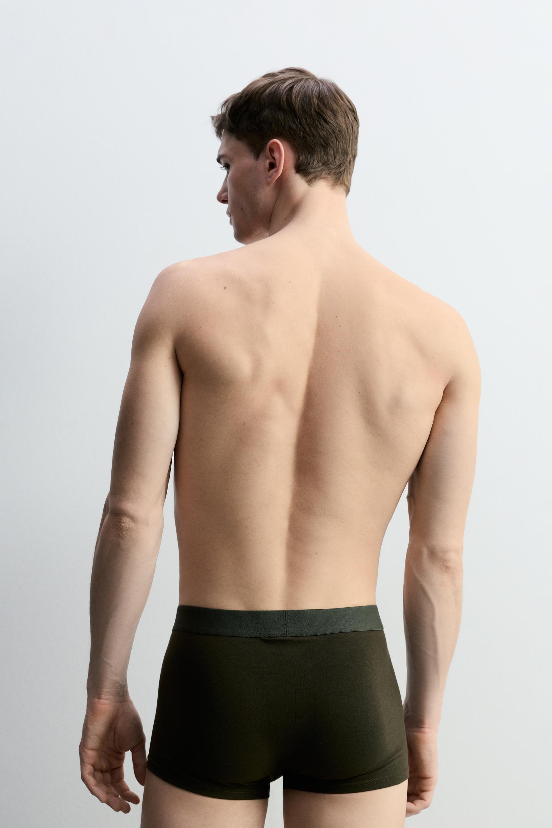 Pack of 7 plain boxers — BLACK