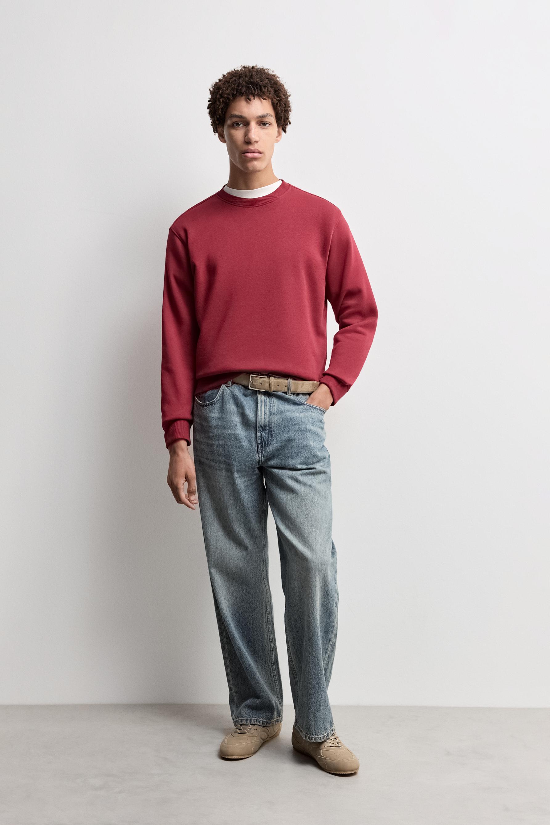 Basic sweatshirt — DARK PINK