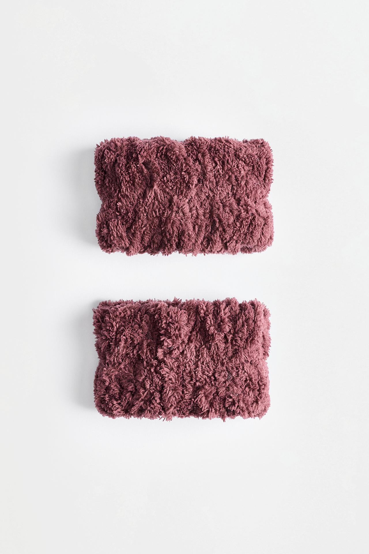 Towel wristbands (2-pack) — BROWN
