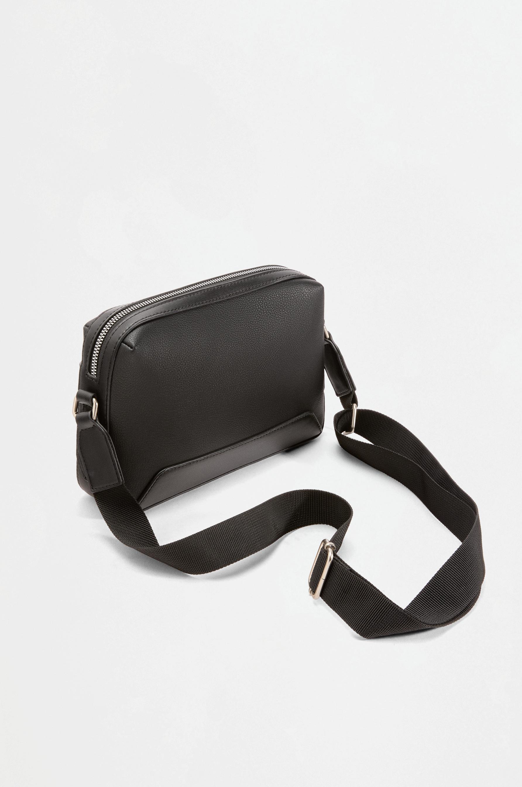 Logo crossbody bag — BLACK