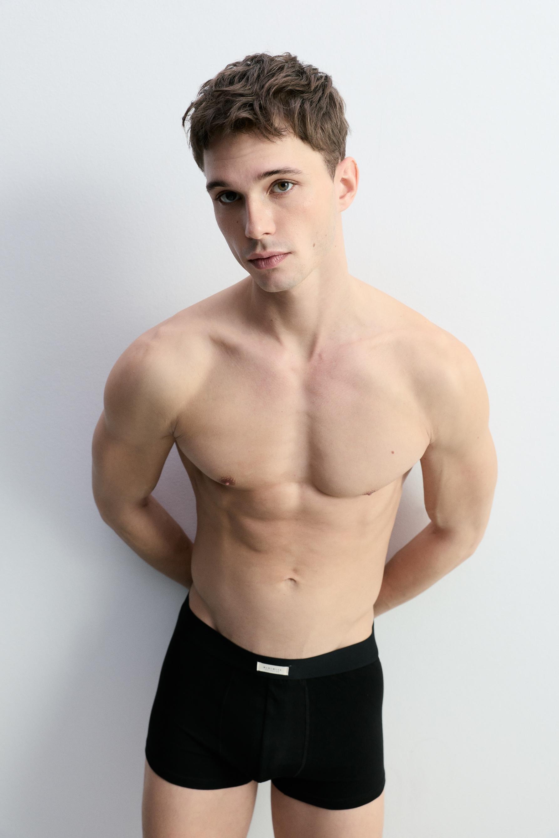 Basic Boxers (3-Pack) — BLACK