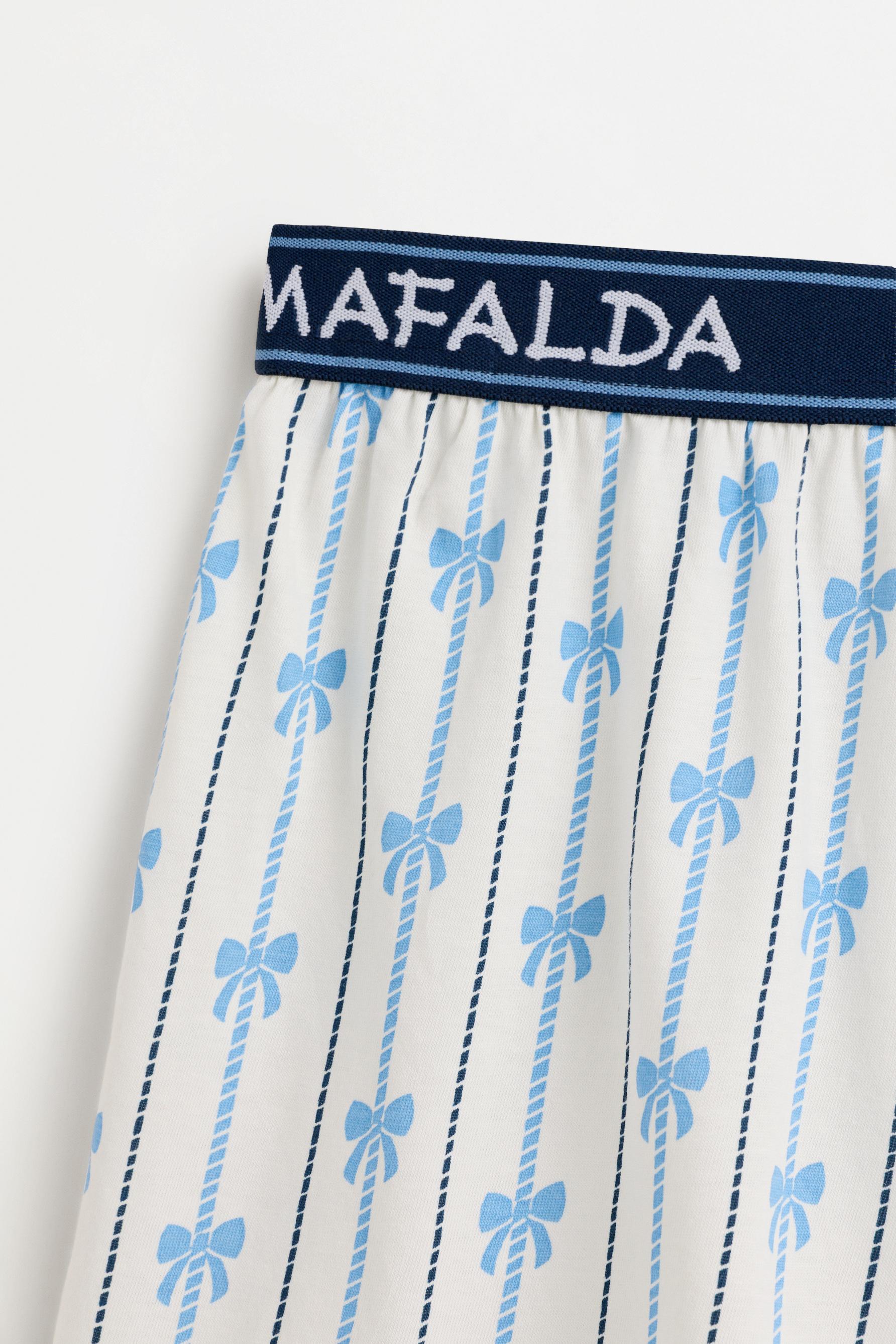 Mafalda short pyjamas — MEDIUM BLUE
