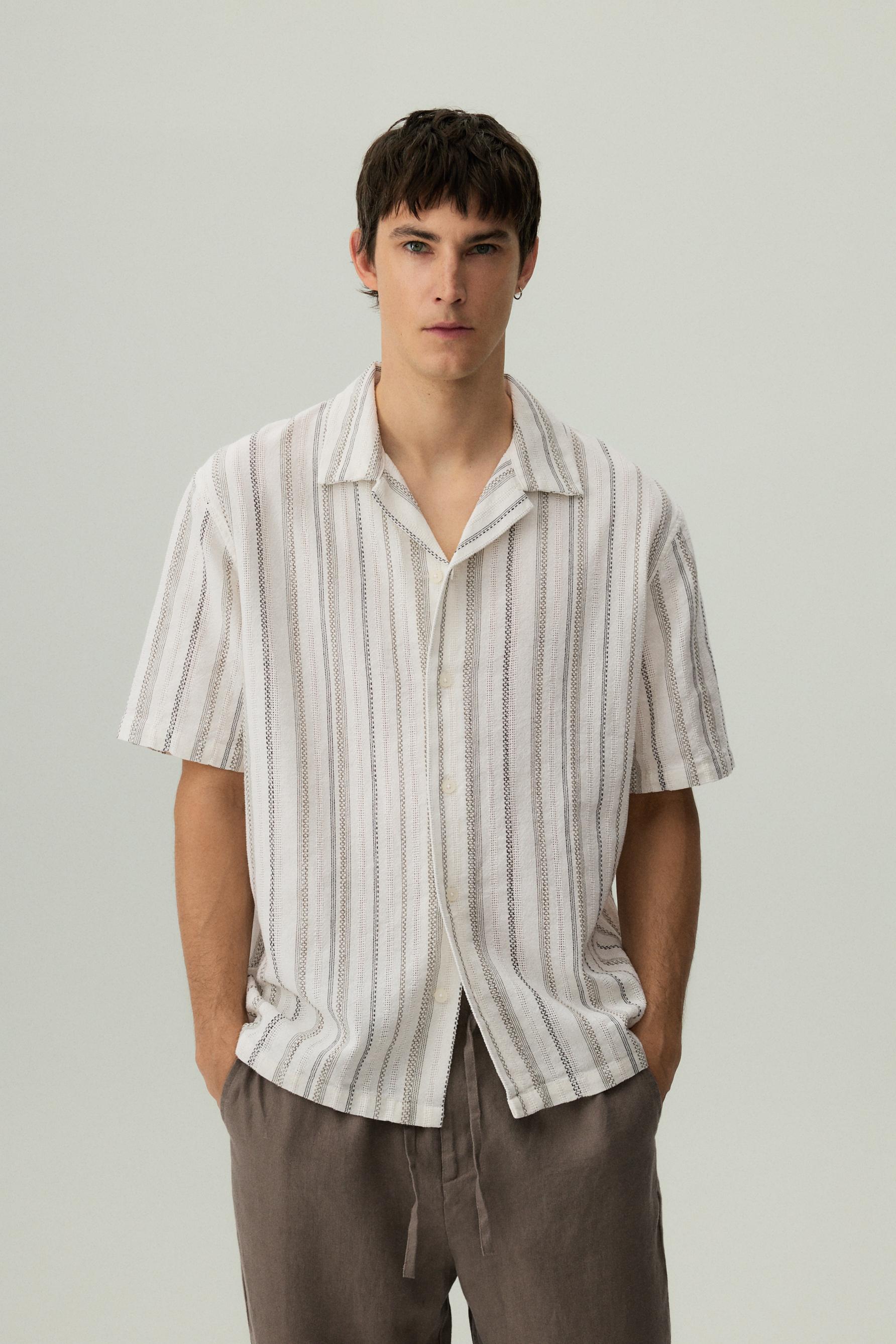 Camisa rústica rayas