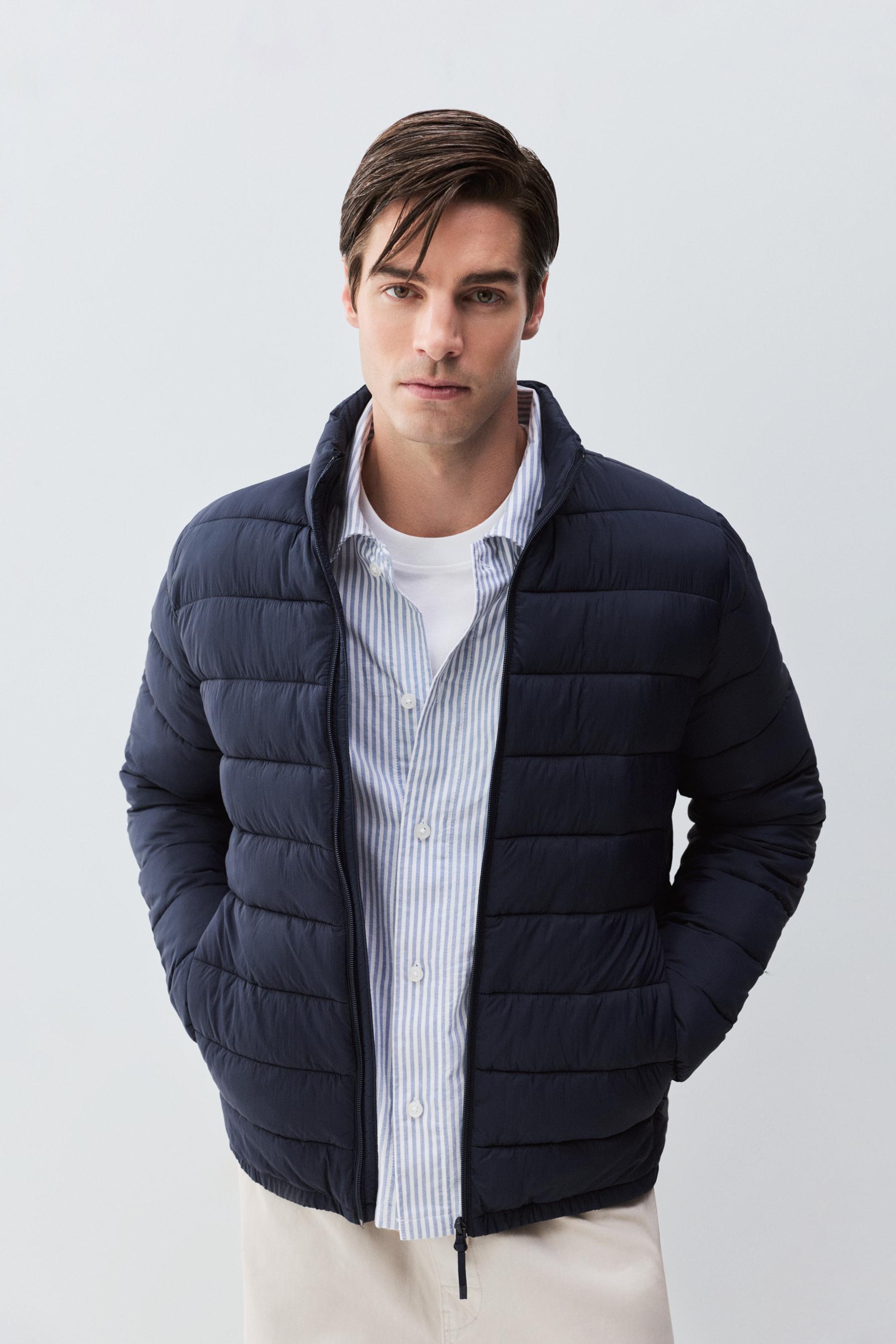 Lightweight quilted jacket — NAVY