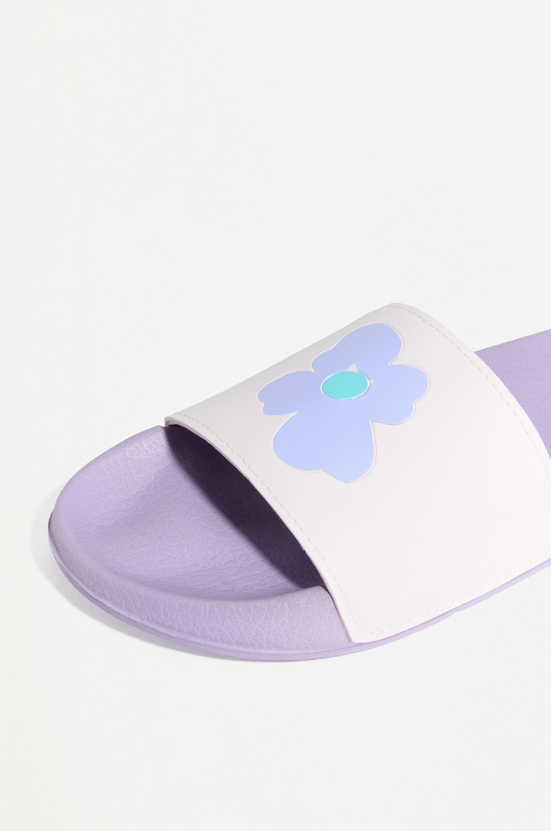 Floral slides — MAUVE